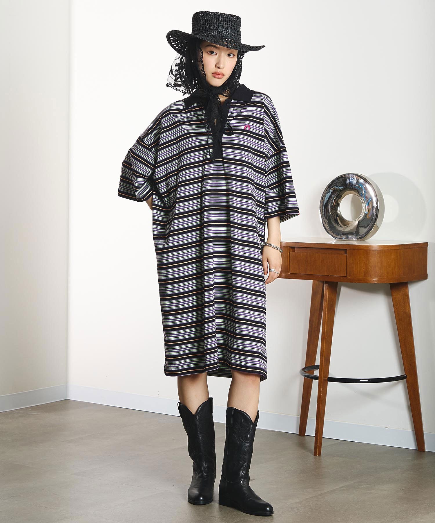 HANG TEN x TONY x GENE HEAVENS POLO MINI DRESS