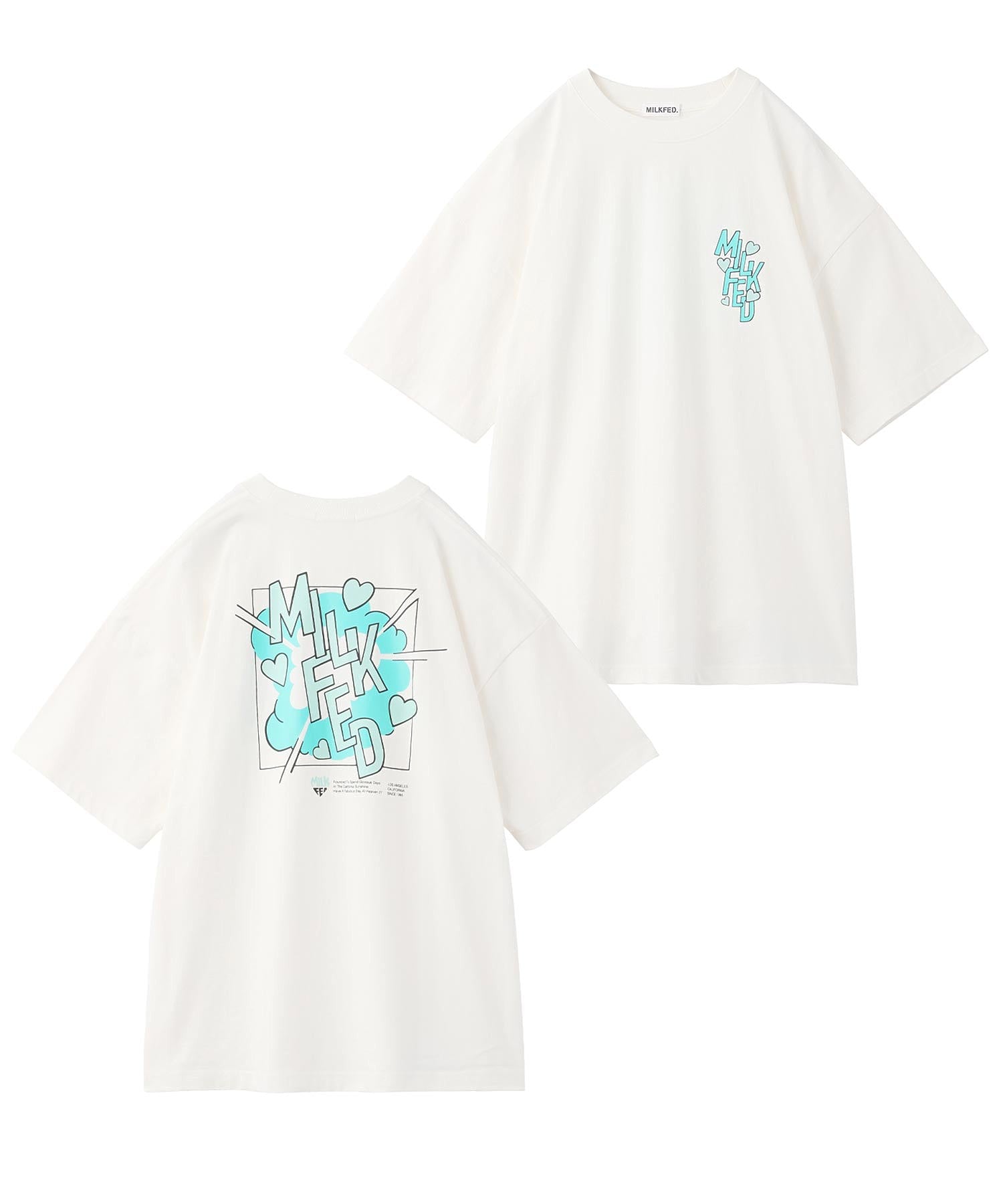 COMIC LOGO WIDE S/S TEE MILKFED.