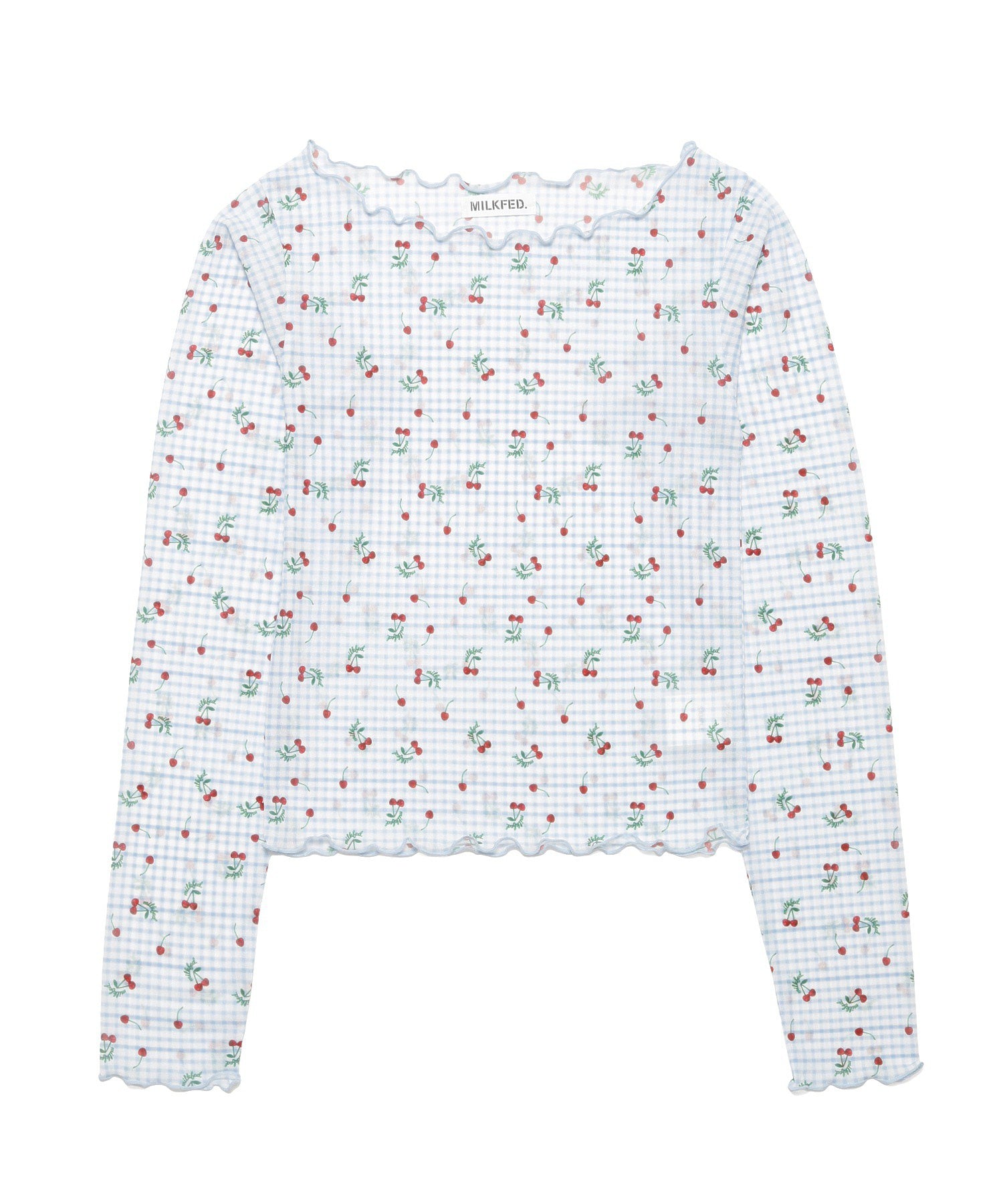 CHERRY MESH TOP