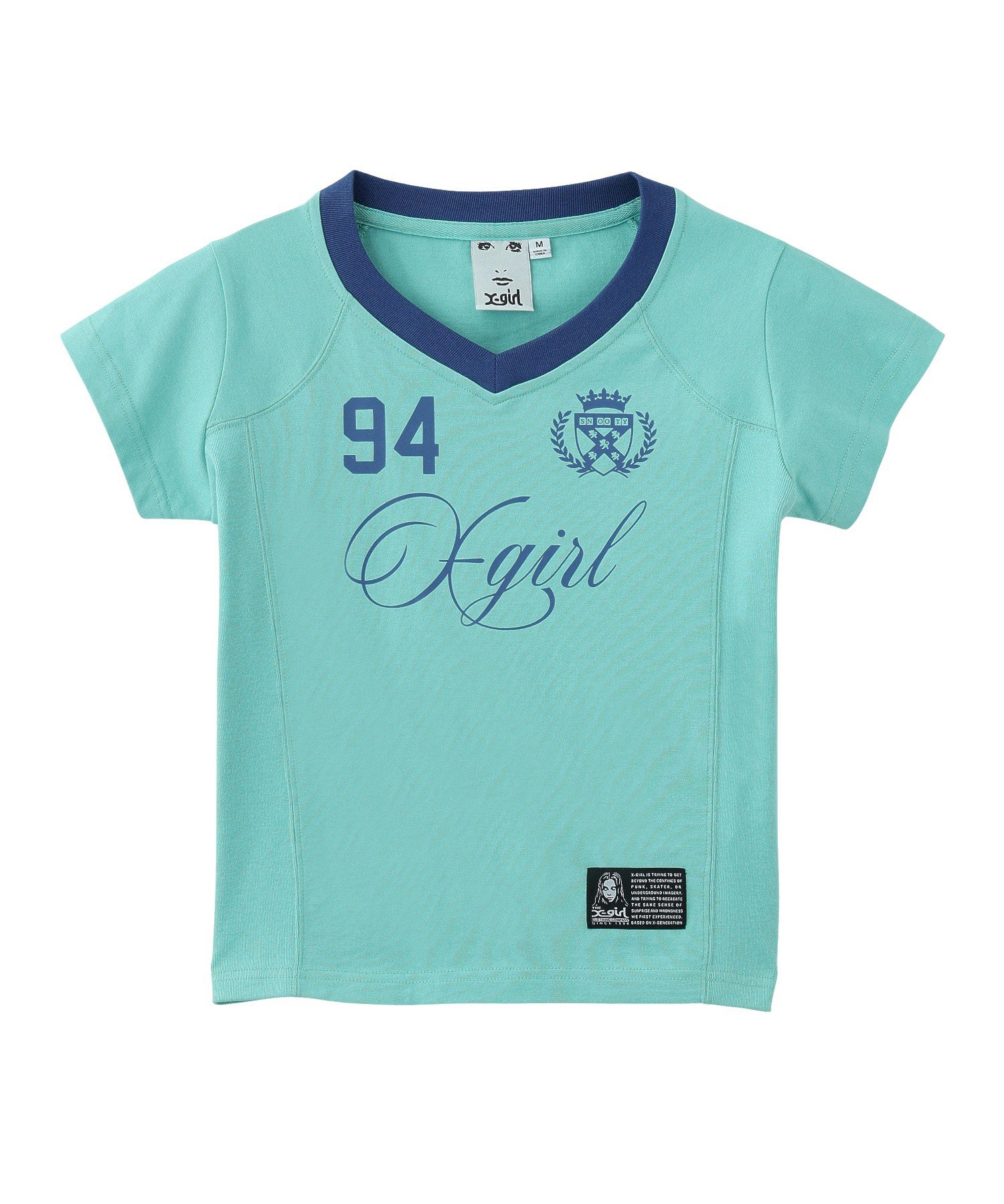 STUDDED NUMBER S/S BABY TEE