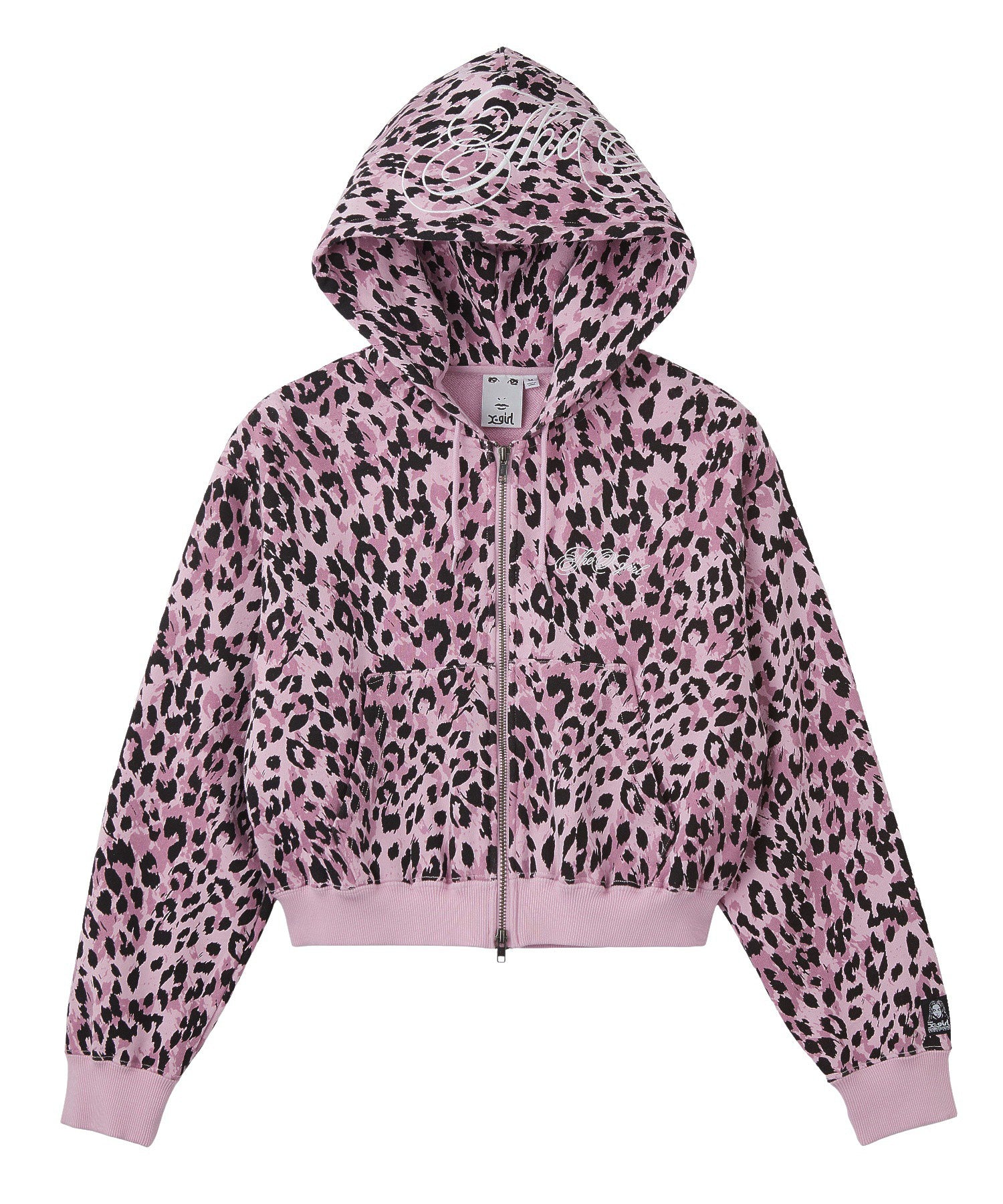 ALL OVER PRINT COMPACT ZIP UP SWEAT HOODIE