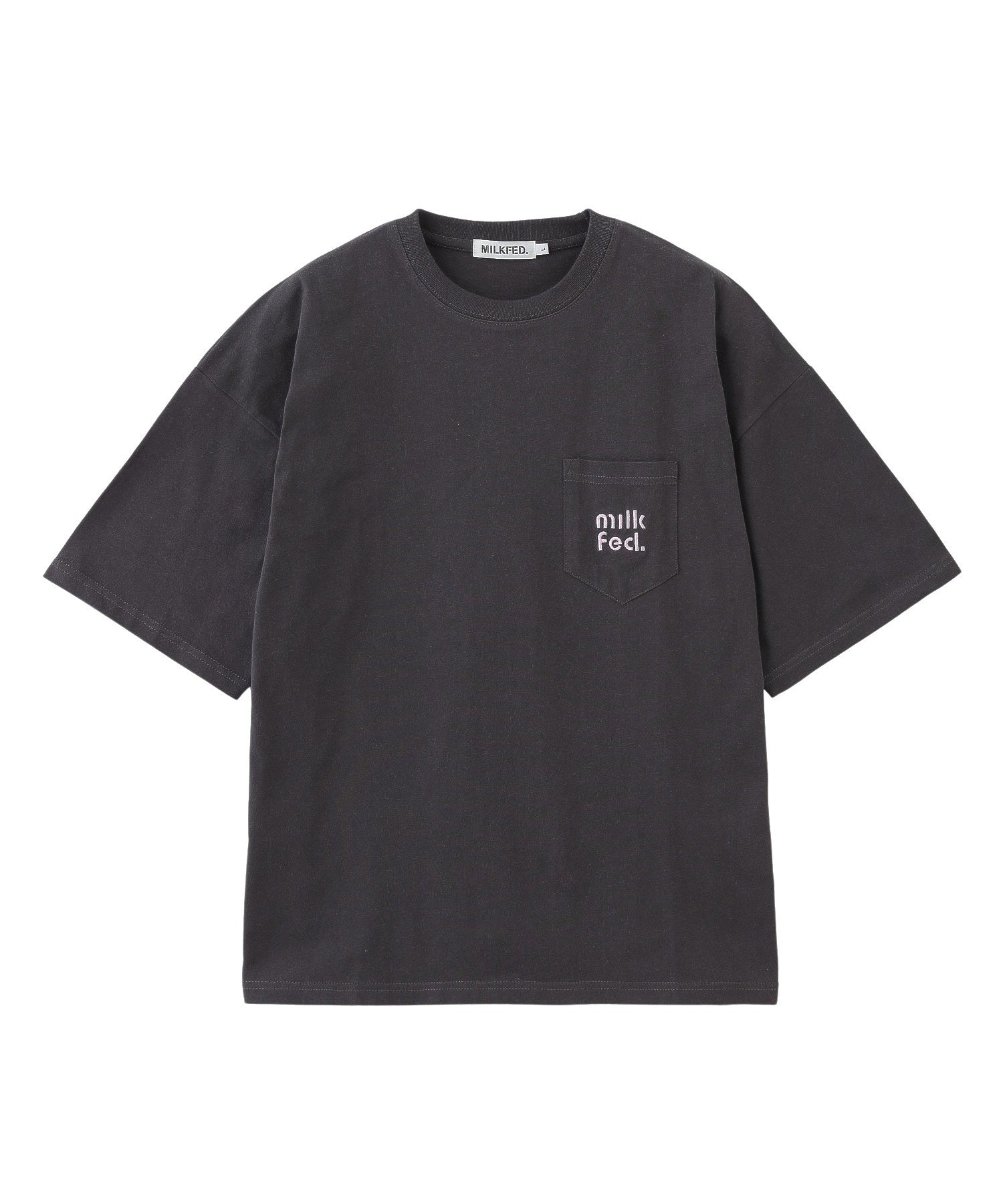 CUT OUT LOGO POCKET WIDE S/S TEE