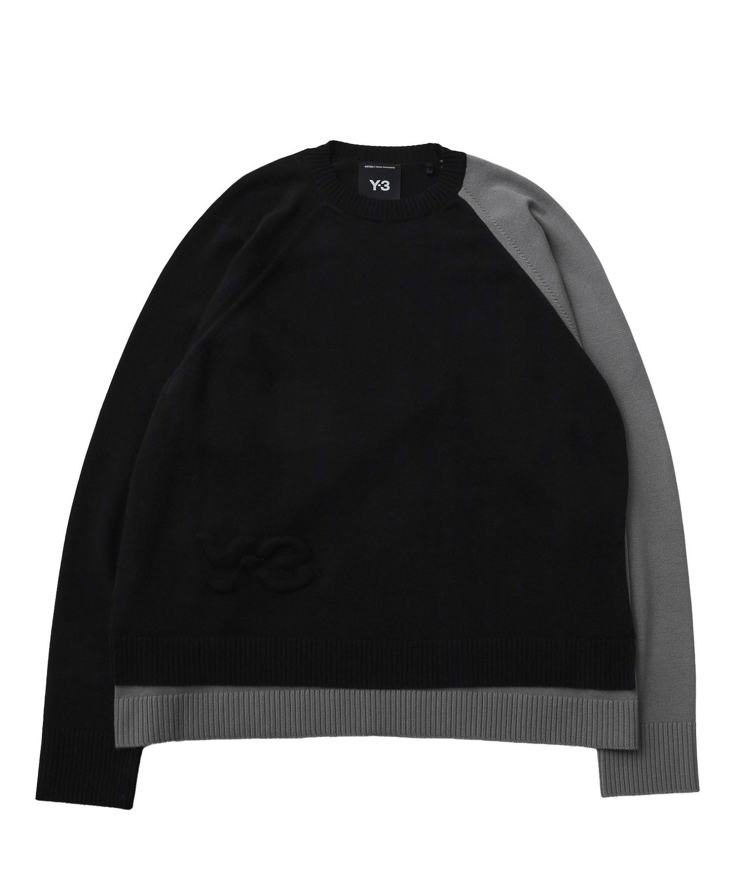 Y-3/ワイスリー/LOGO KNIT CREW JX7331
