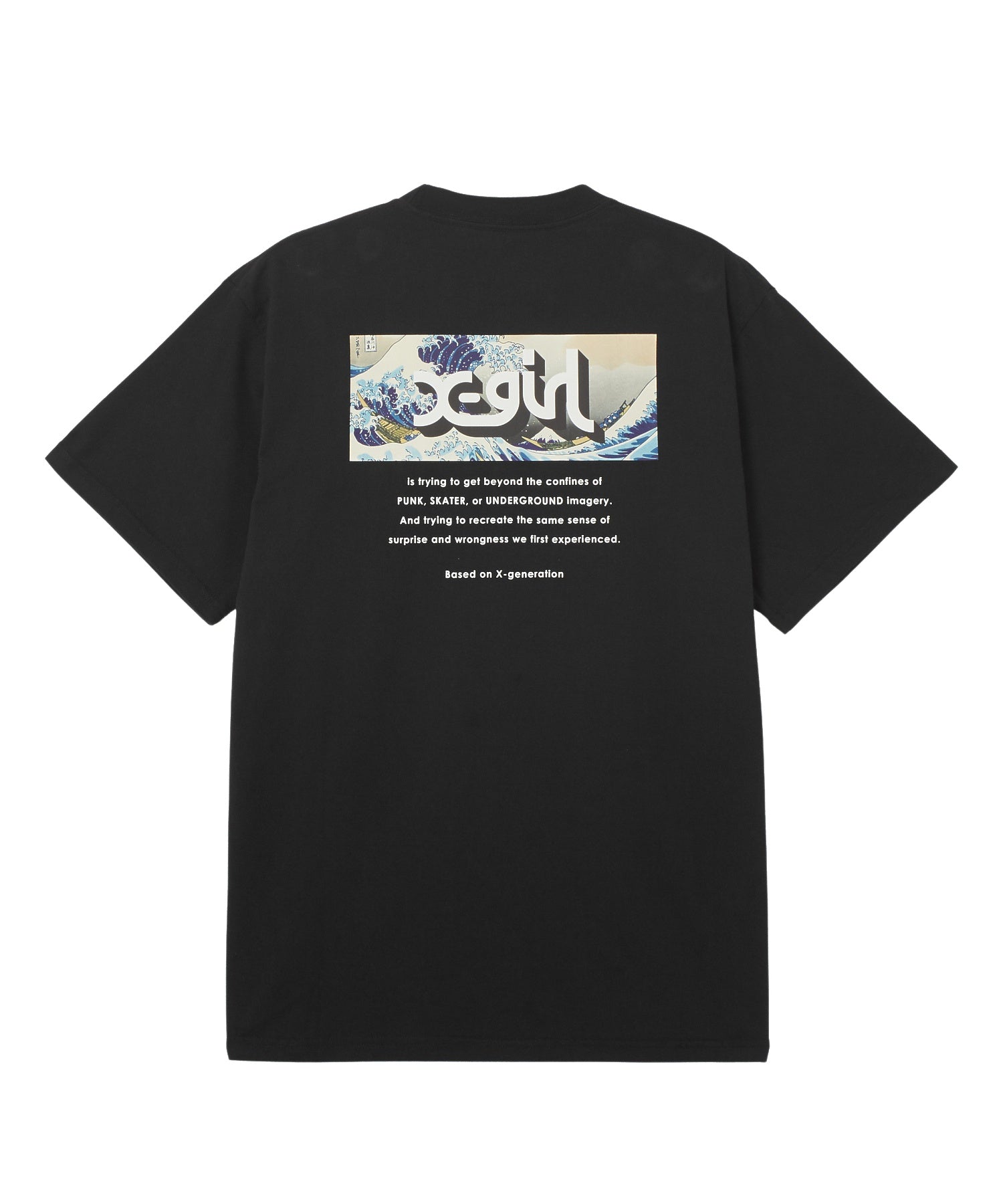 X-girl JAPONISM BOX LOGO S/S TEE