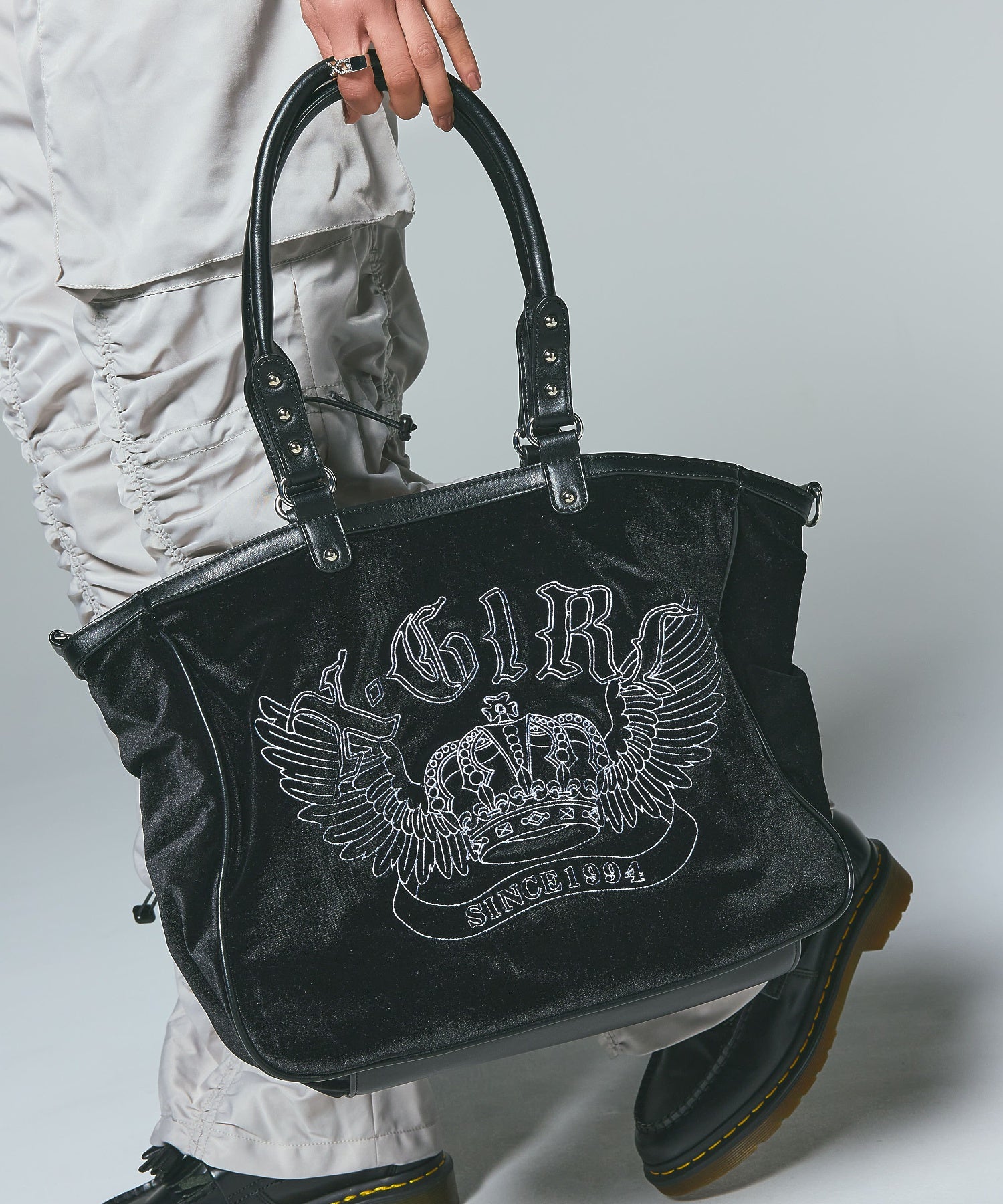 VELOUR 2WAY BAG
