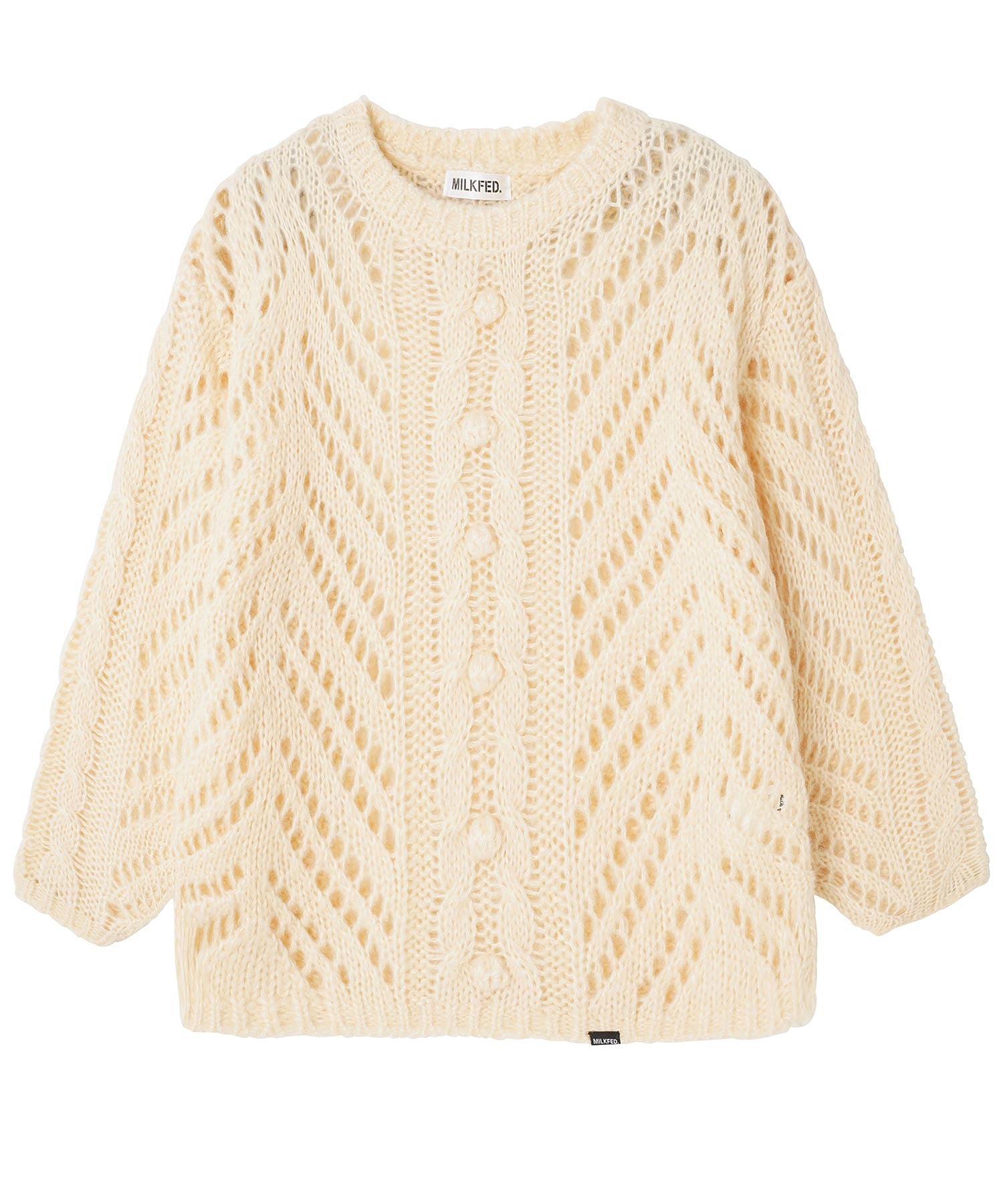 POPCORN KNIT TOP MILKFED.