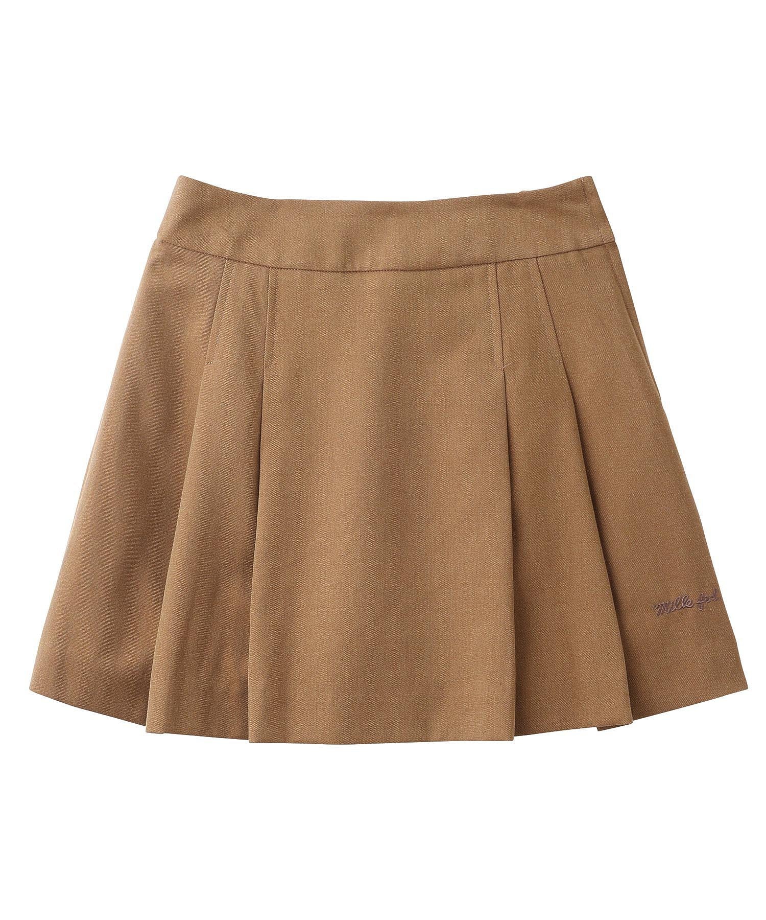 BOX PLEAT MINI SKIRT MILKFED.