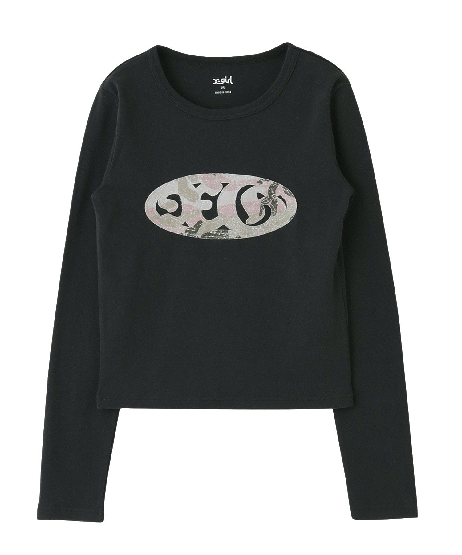 OVAL LOGO PATCH L/S COMPACT TOP
