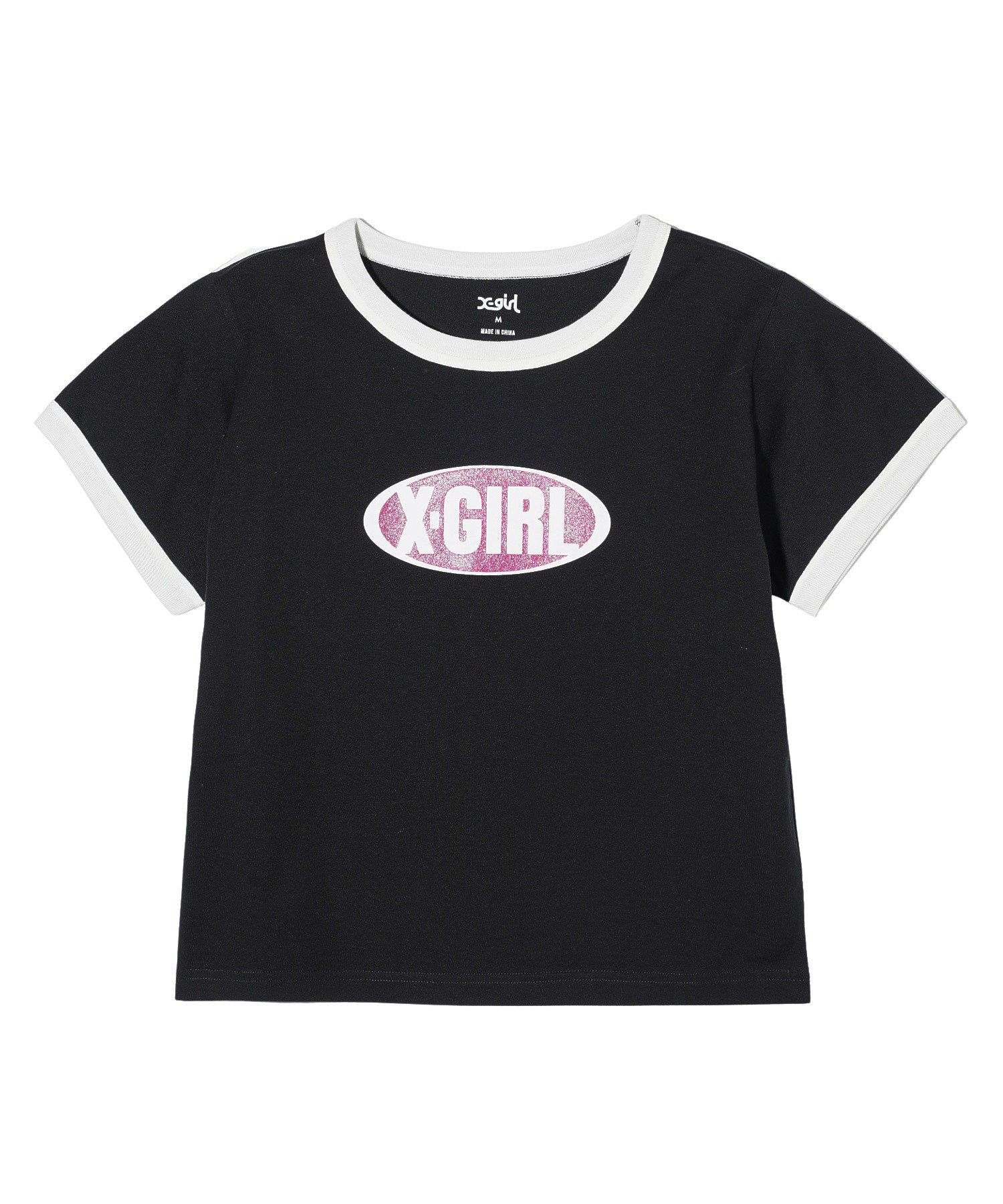 GLITTER OVAL LOGO S/S BABY TEE