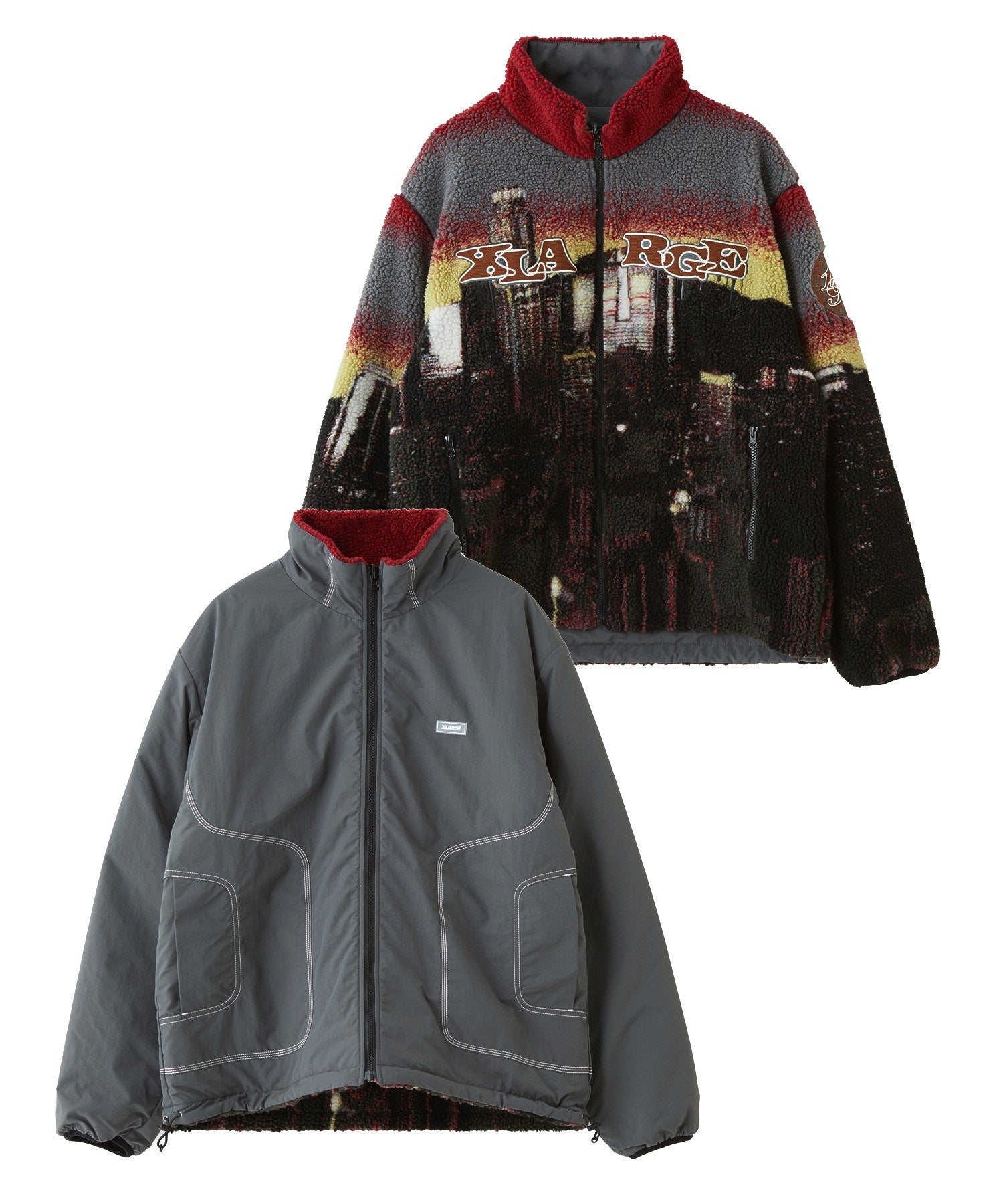 REVERSIBLE NYLON JACKET