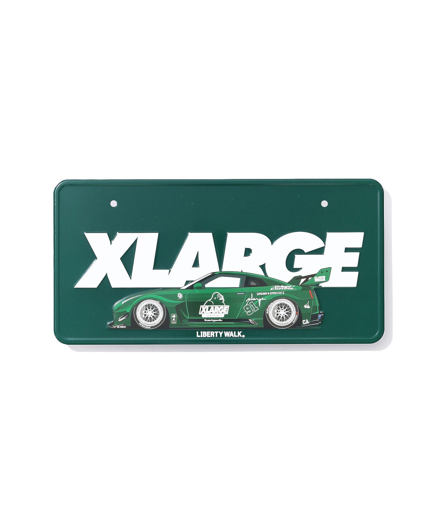 XLARGE×LIBERTY WALK NUMBER PLATE