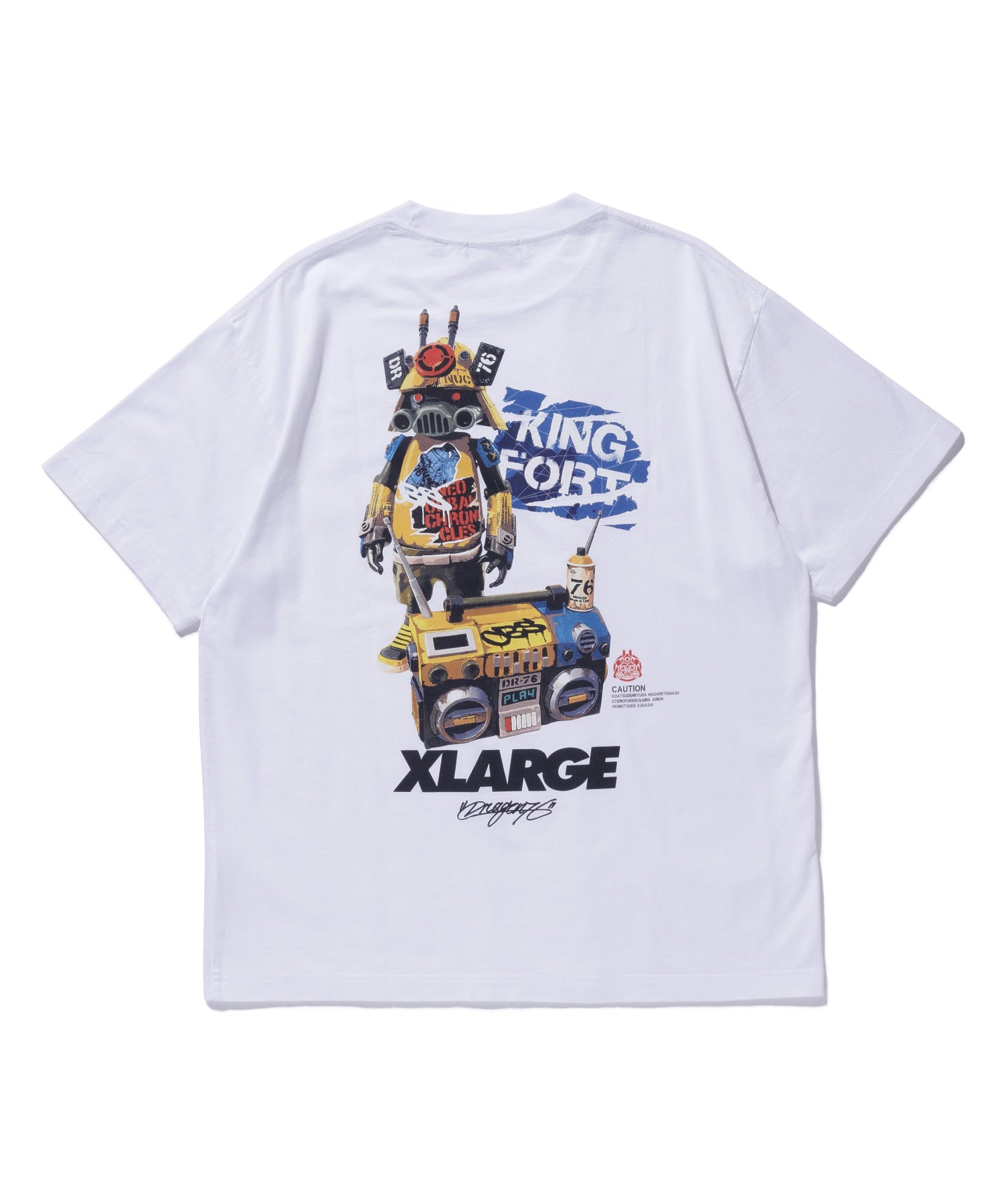 XLARGE×Dragon76 S/S TEE KING FORT