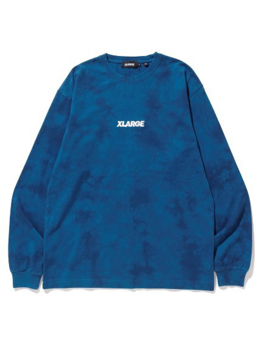 L/S TIEDYE TEE STANDARD LOGO XLARGE
