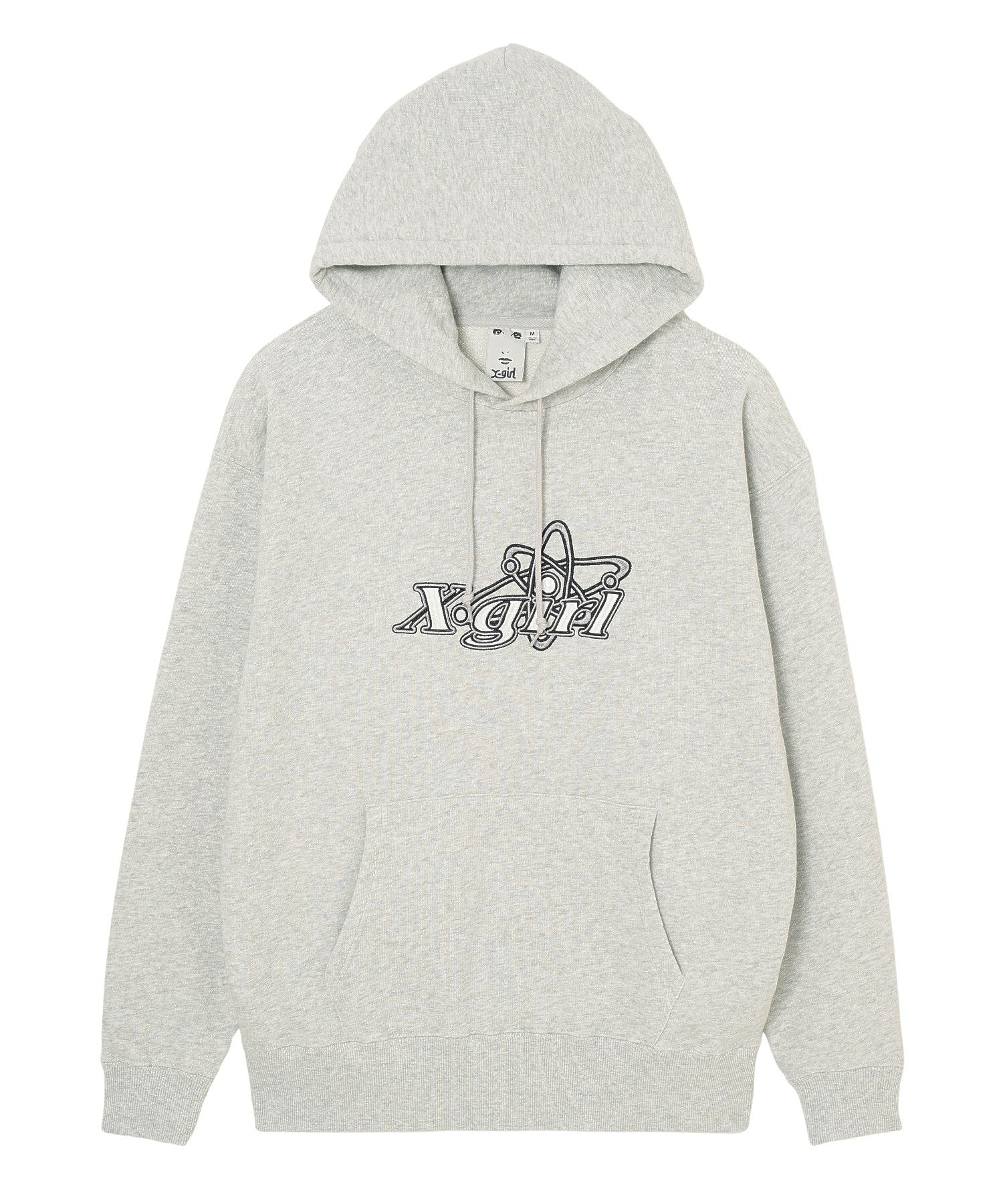 CHEMICAL SYMBOL LOGO EMBROIDERY SWEAT HOODIE X-girl