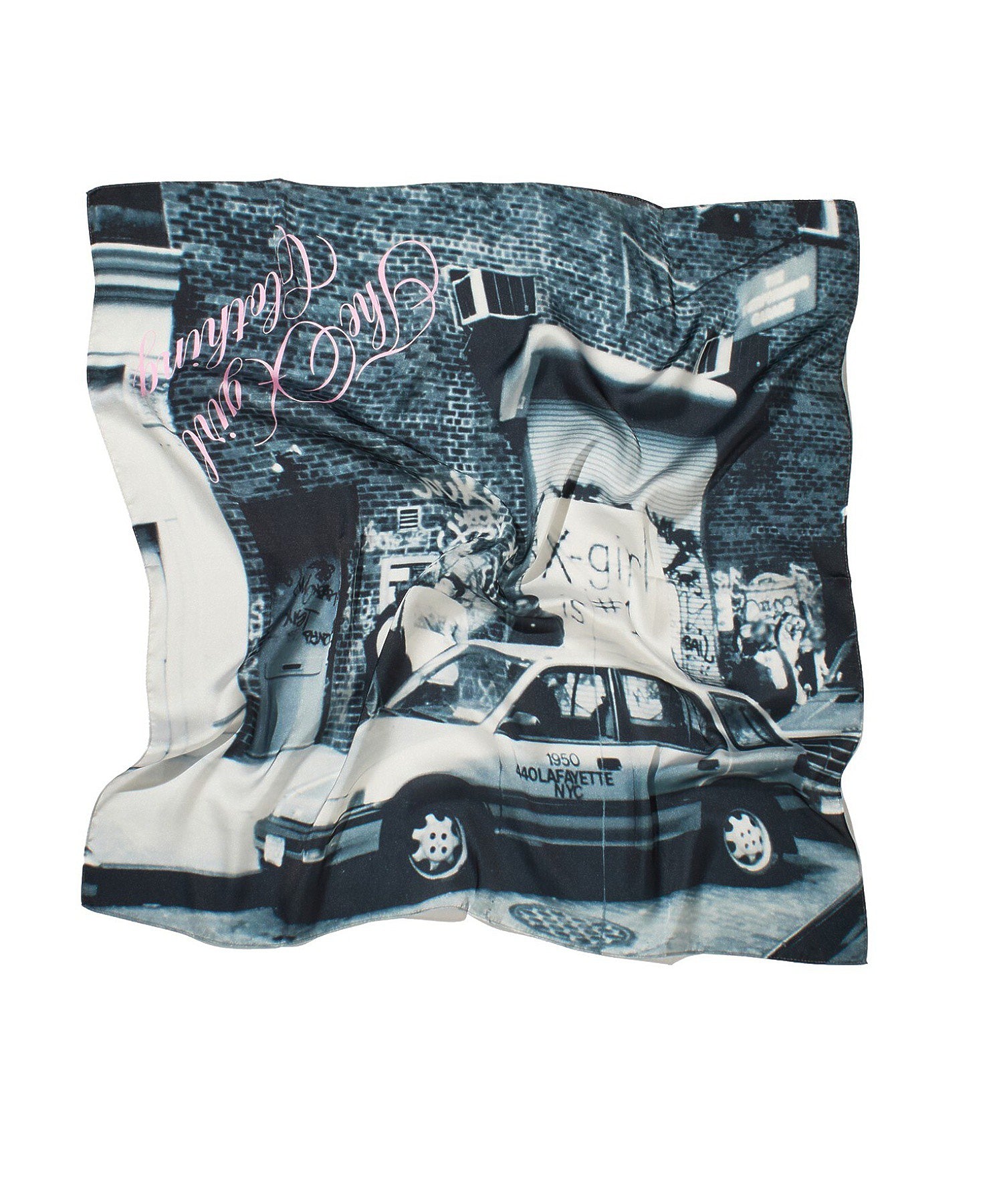 SCRIPT LOGO SCARF