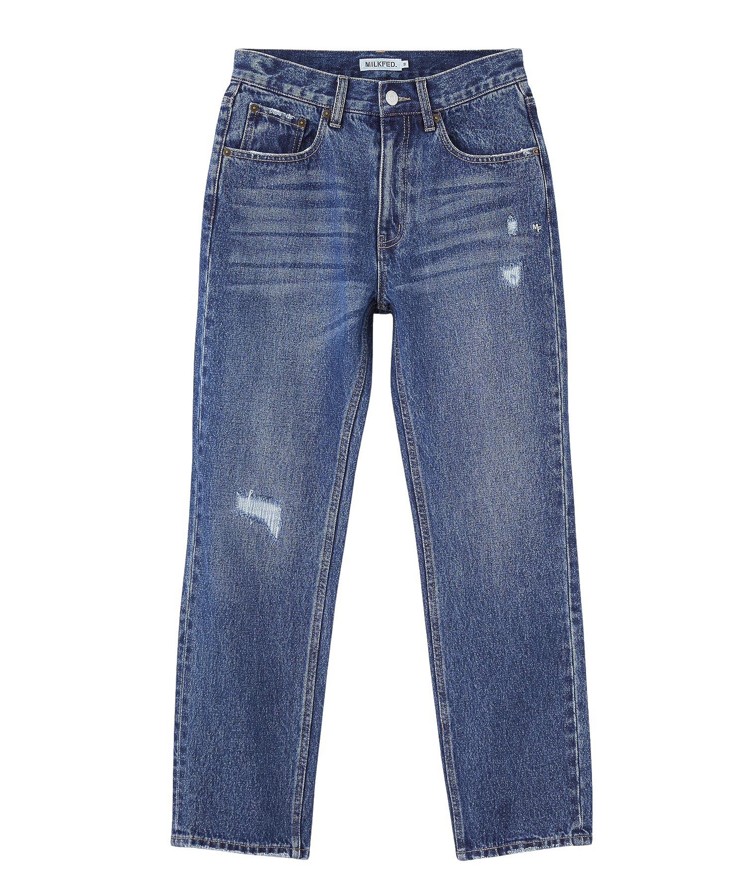 REPAIR DETAIL DENIM PANTS