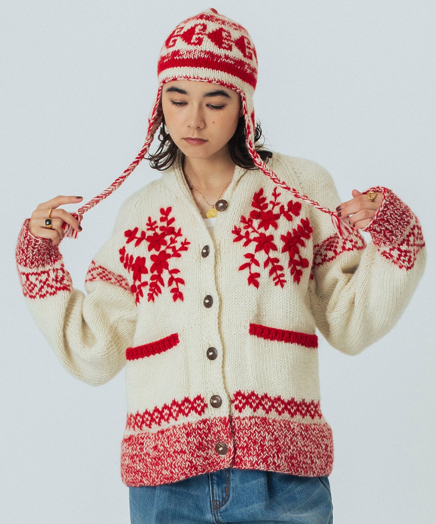 CREOLME/NEPAL KNIT CARDIGAN