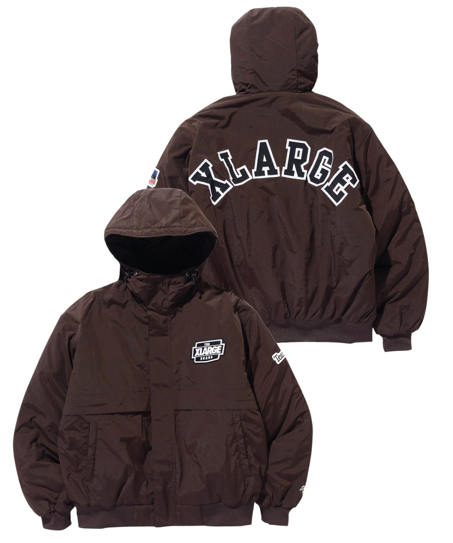 【calif限定 / BROWN】NYLON PUFFER JACKET