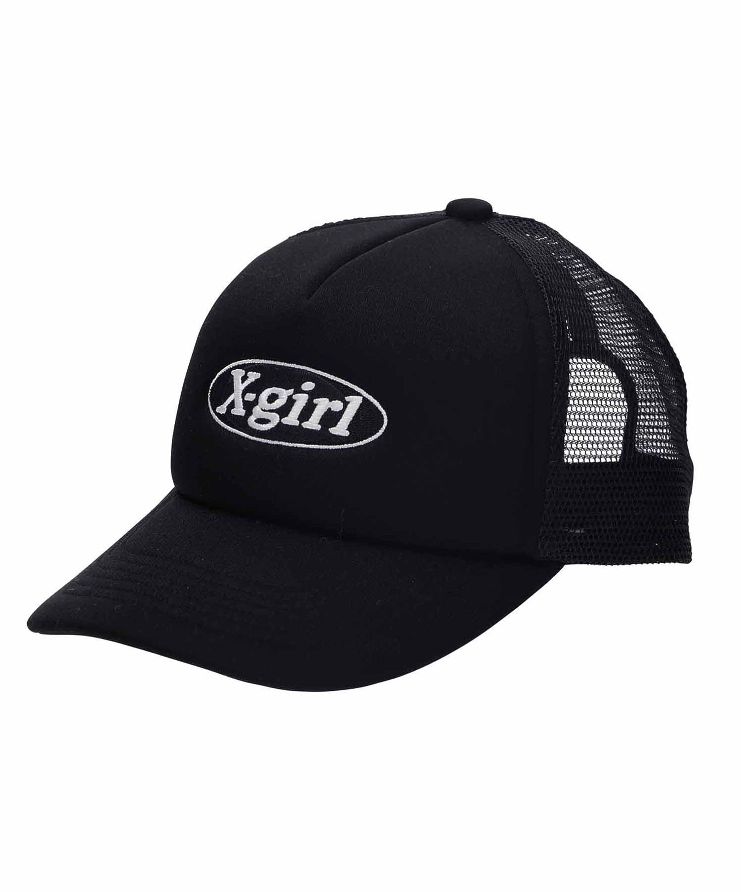 OVAL LOGO TRUCKER CAP X-girl