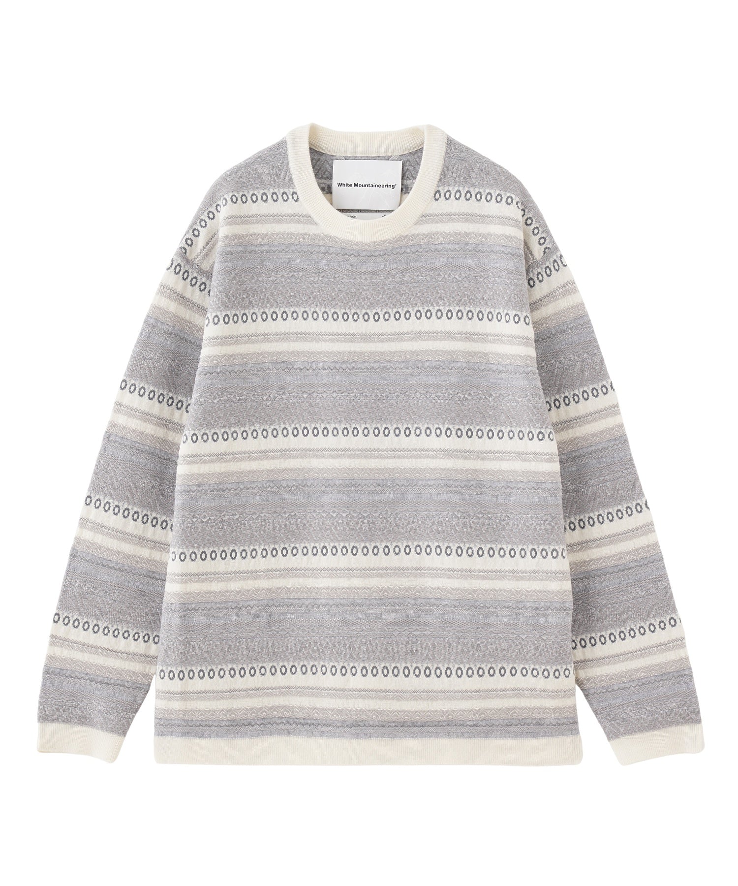 White Mountaineering/ホワイトマウンテニアリング/STRIPE JACQUARD PULLOVER/WM2473603