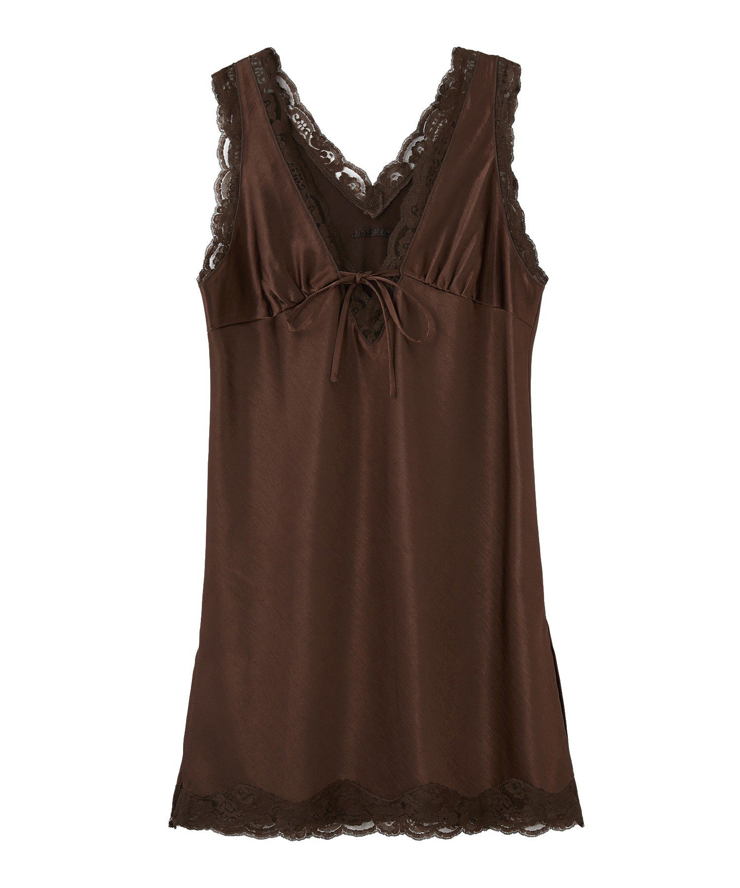 V-NECK LACE DRESS