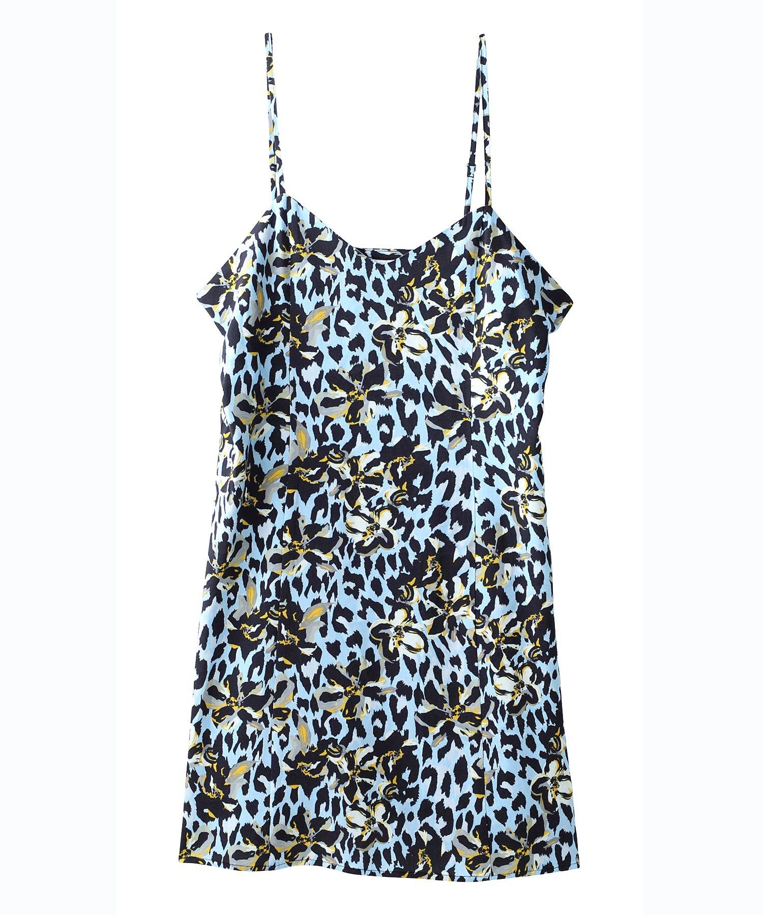 FLORAL LEOPARD ALOHA CAMISOLE DRESS X-girl