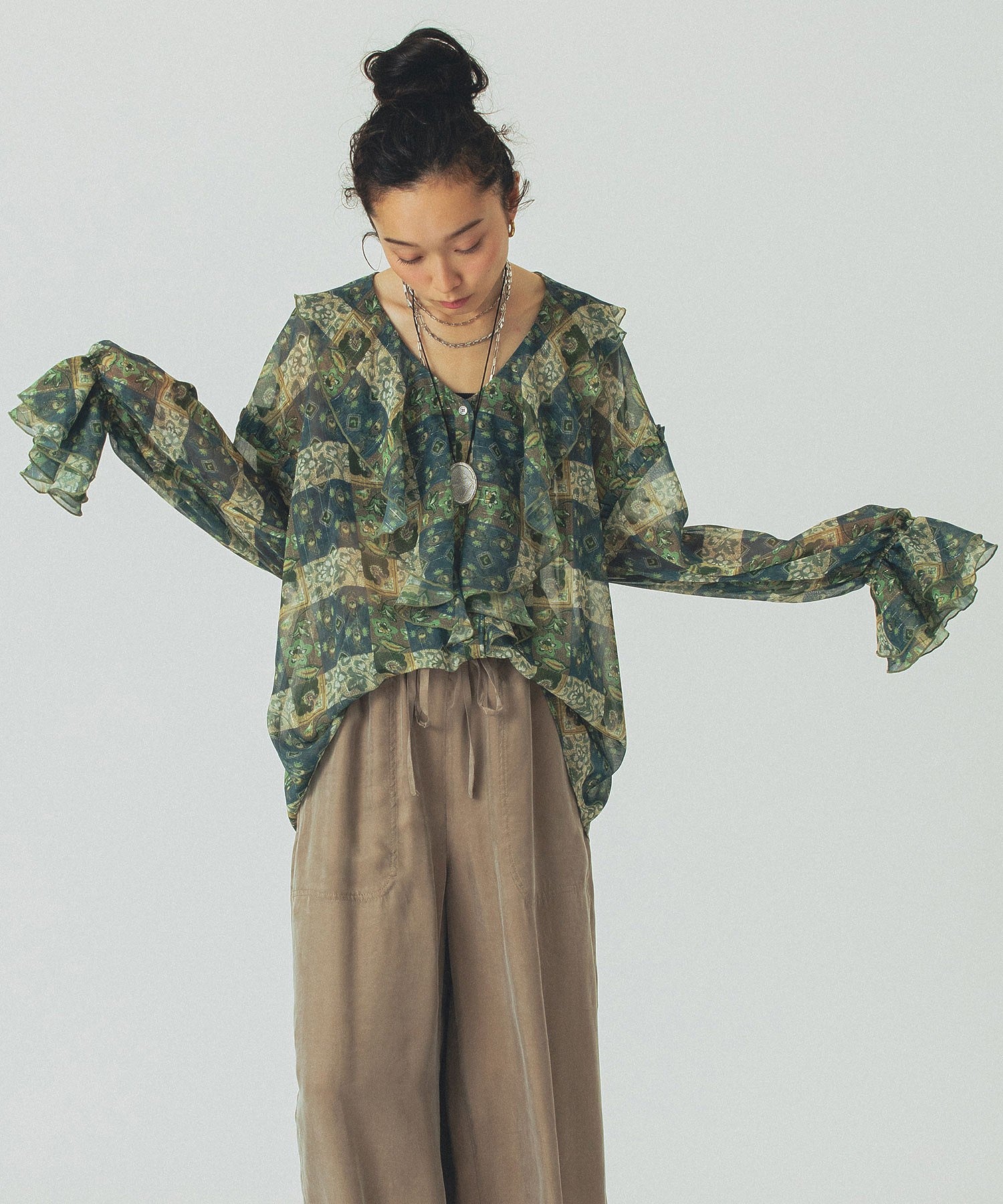 model:161cm 着用サイズ:ONE SIZE