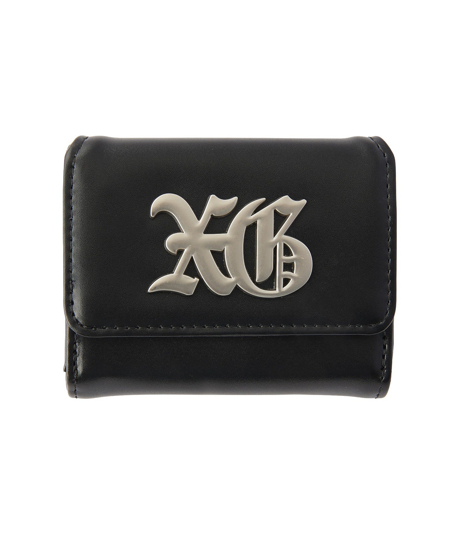 OLD ENGLISH LOGO BUCKLE FAUX LEATHER MINI WALLET