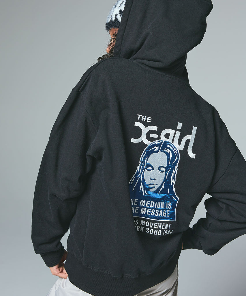 FACE PATCH AND LOGO ZIP UP SWEAT HOODIE – calif（カリフ）公式サイト