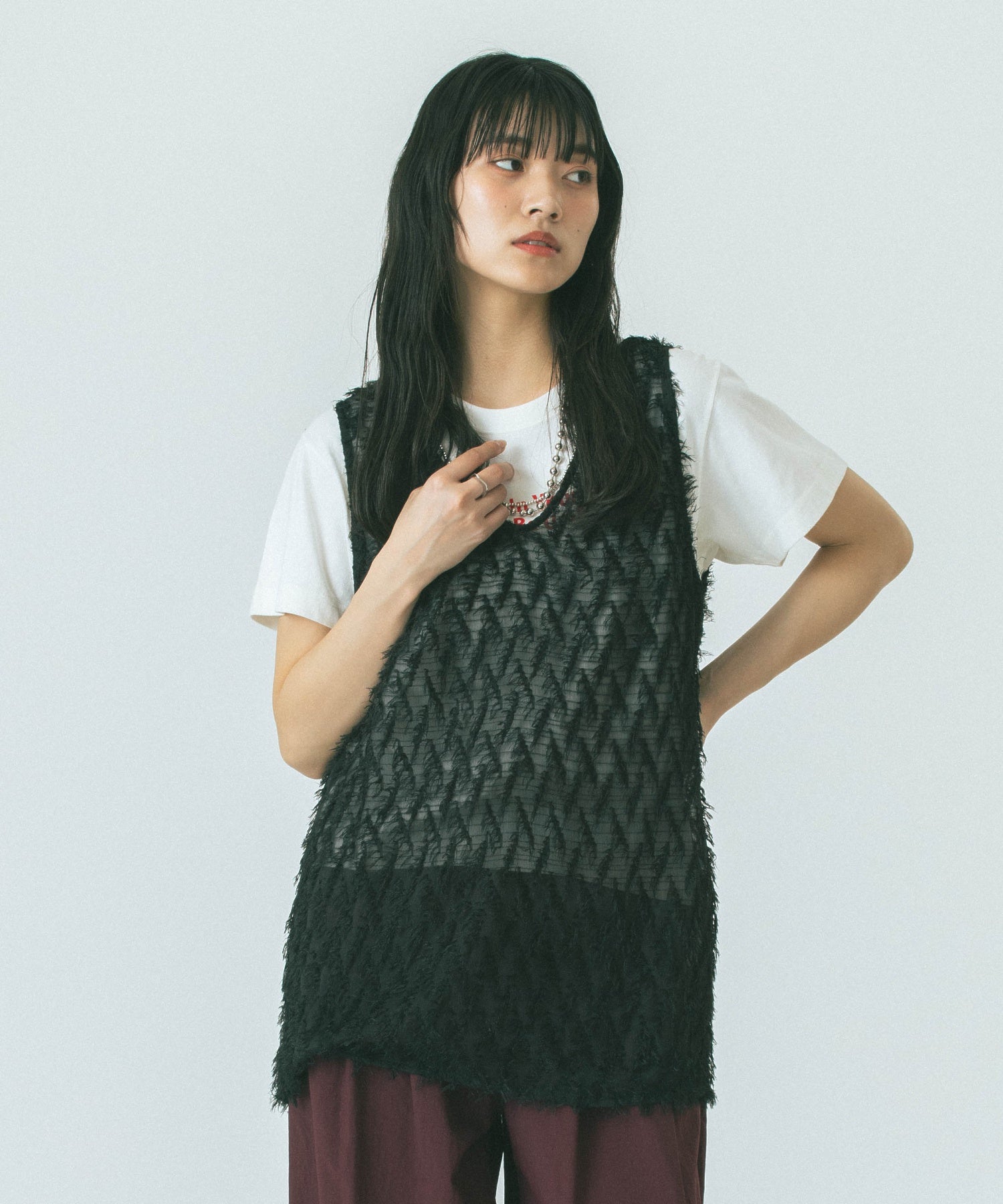 model:167cm 着用サイズ:ONE SIZE