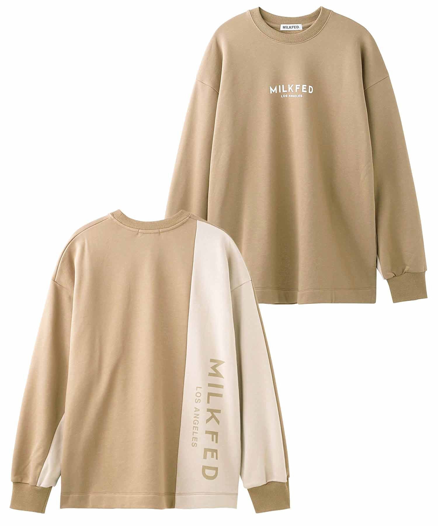 BICOLOR SWEAT TOP MILKFED.