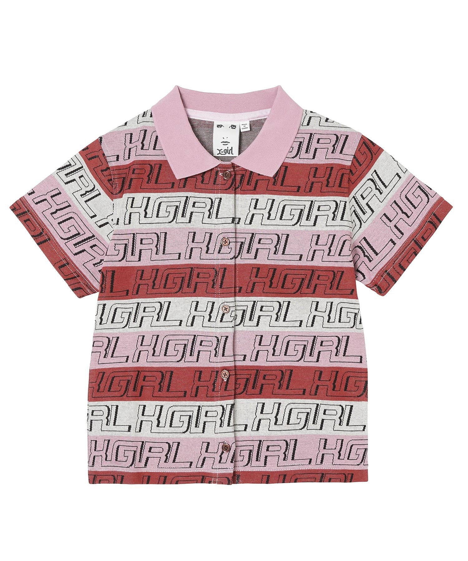 HIGHWAY LOGO BABY POLO SHIRT X-girl