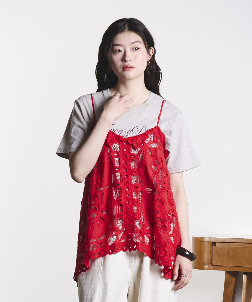 ローズバッド　mag.by c BATTEN LACE CAMISOLE ROSE BUD / mag.by c/BATTEN LACE CAMISOLE – calif（カリフ）公式サイト