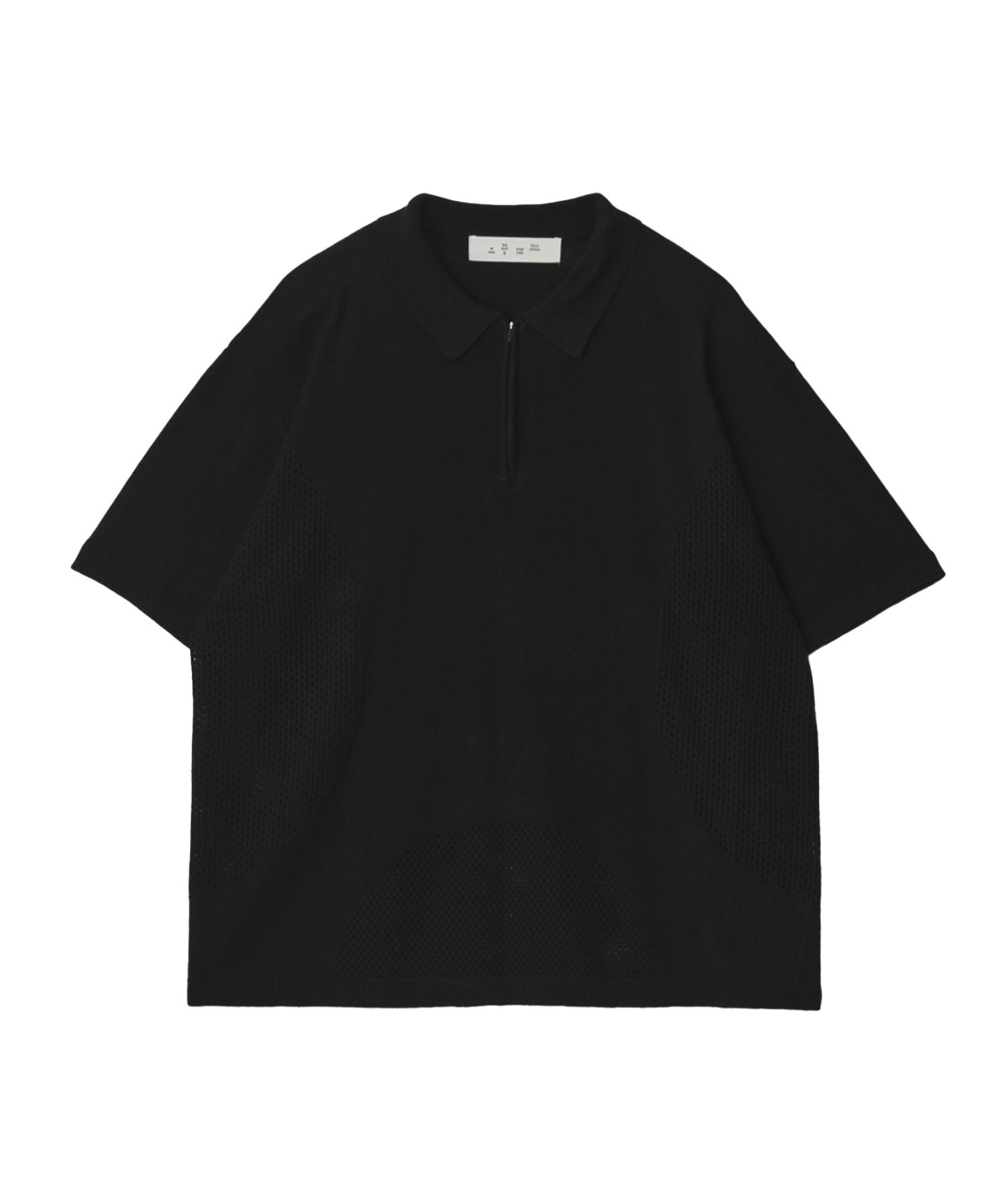 BAL/バル/VENTILATION MESH KNIT ZIP POLO 2143