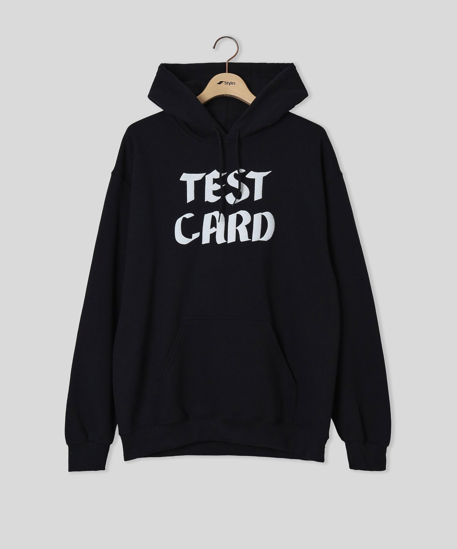 LOOSEJOINTS/ルーズジョインツ/TEST CARD HOODIE LF26FH001TG BLK