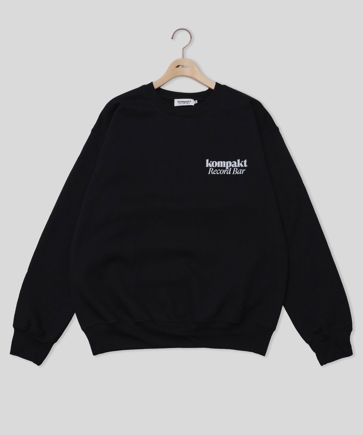 KOMPAKT RECORD BAR/コンパクト レコード バー/THE WORLD IS INVITED CREWNECK KRB204