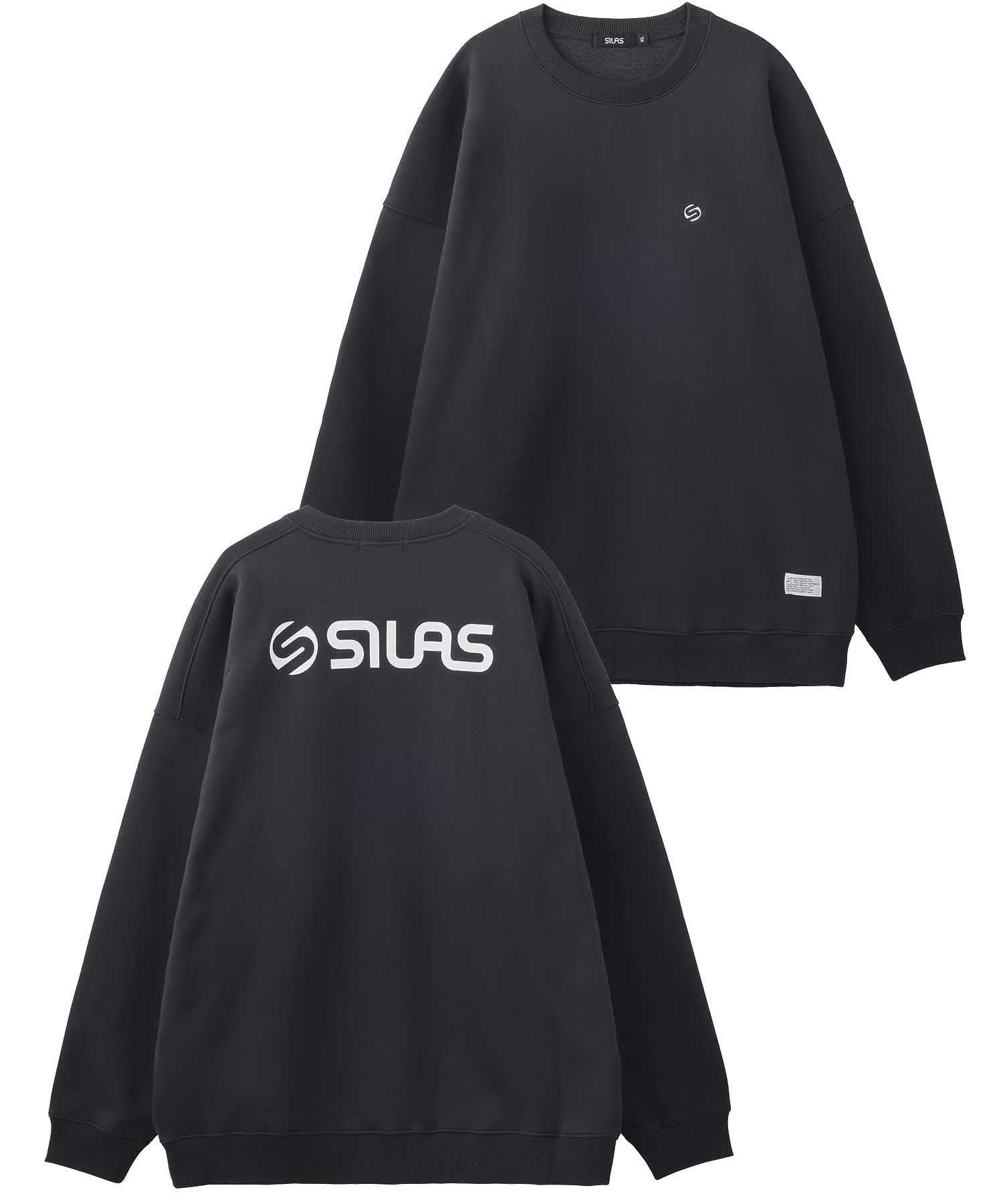 CHEST LOGO BASIC WIDE SWEATSHIRT SILAS