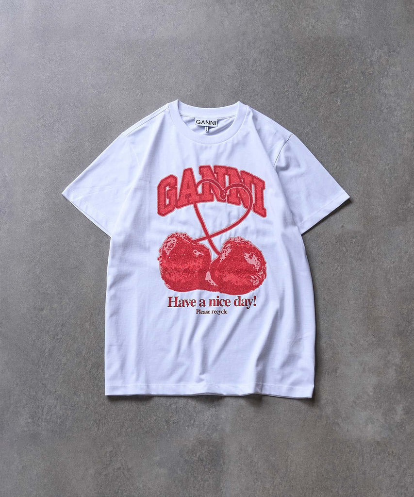 GANNI/BASIC COTTON JERSEY CHERRY WITH CAVIAR – calif（カリフ）公式