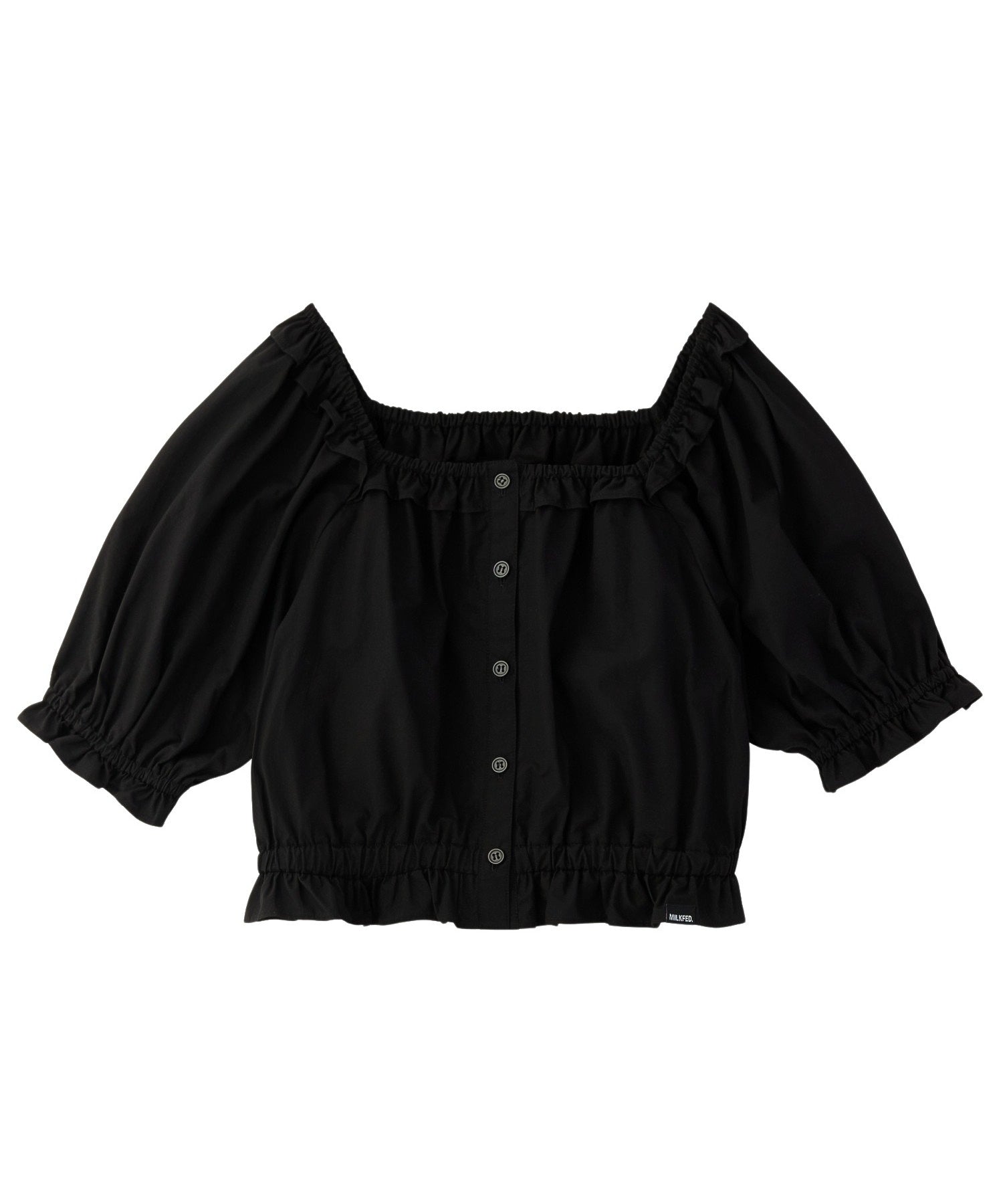 SQUARE NECK PUFF SLEEVE BLOUSE