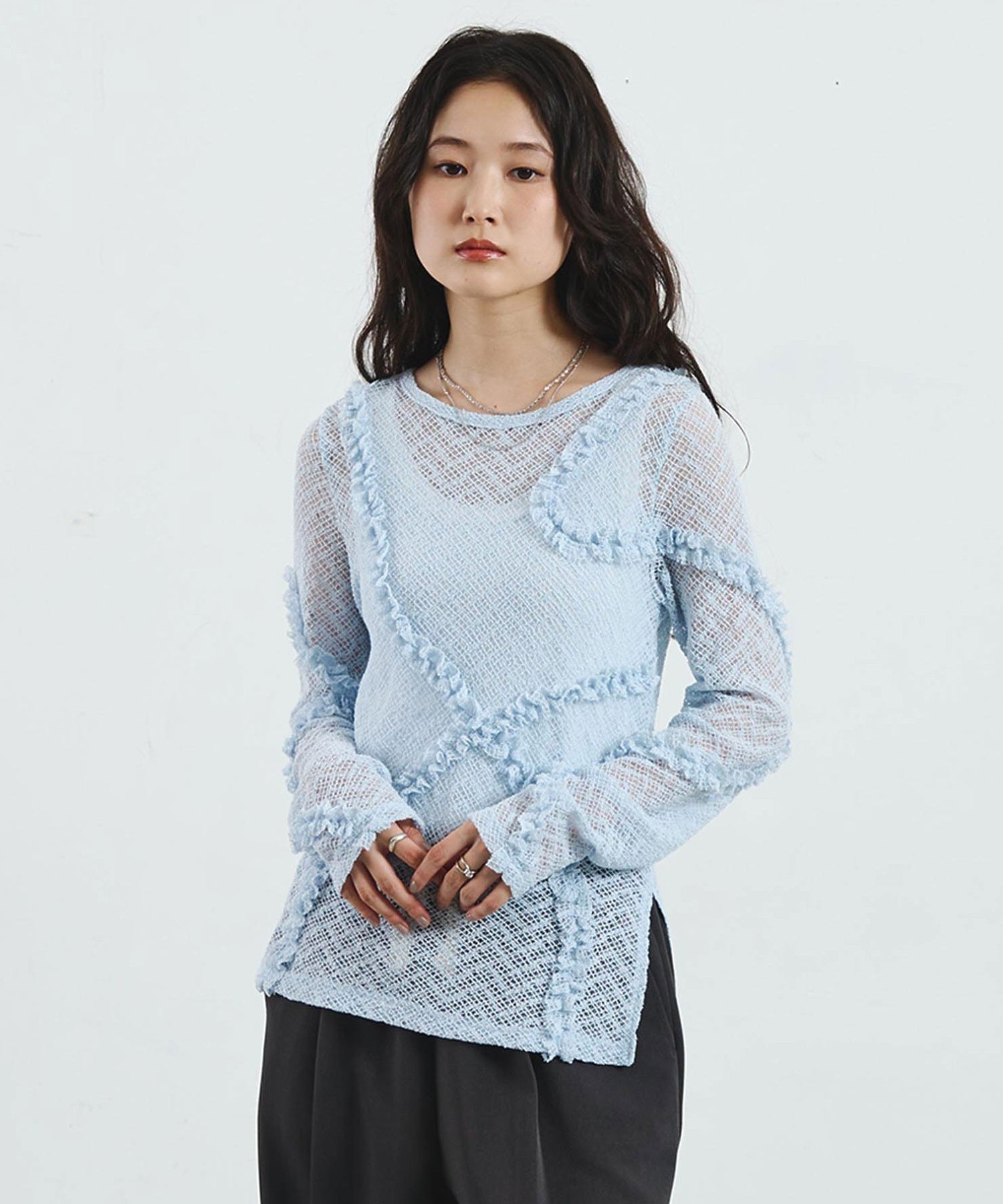 FRILL LACE TOP