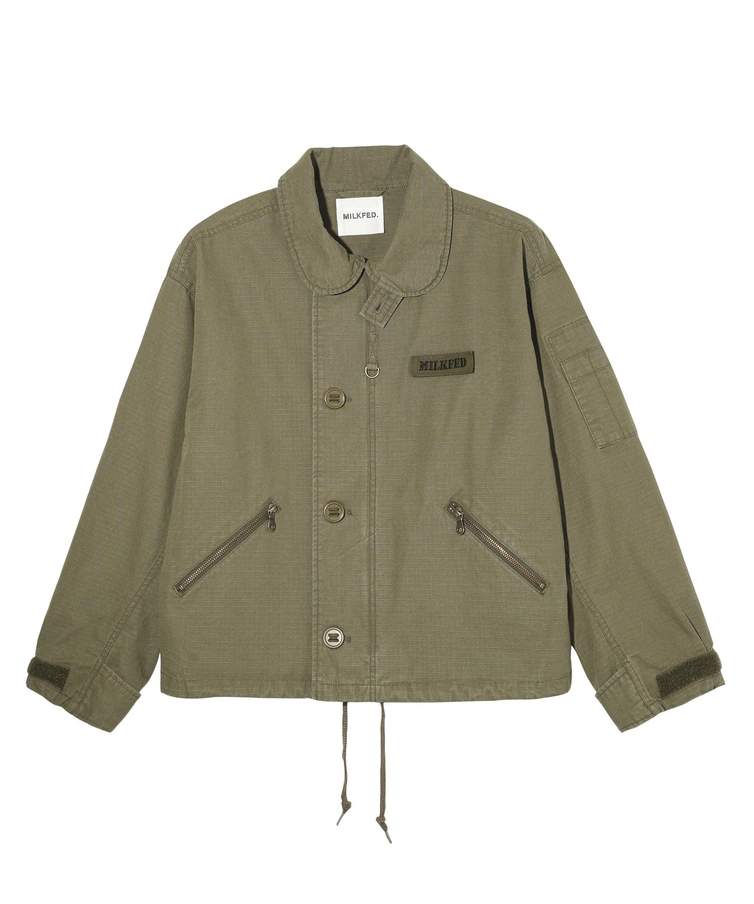 ROUND COLLAR MILITARY JACKET