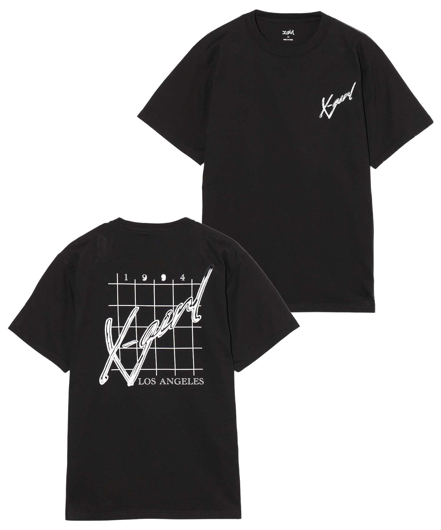 GRID LOGO S/S TEE X-girl