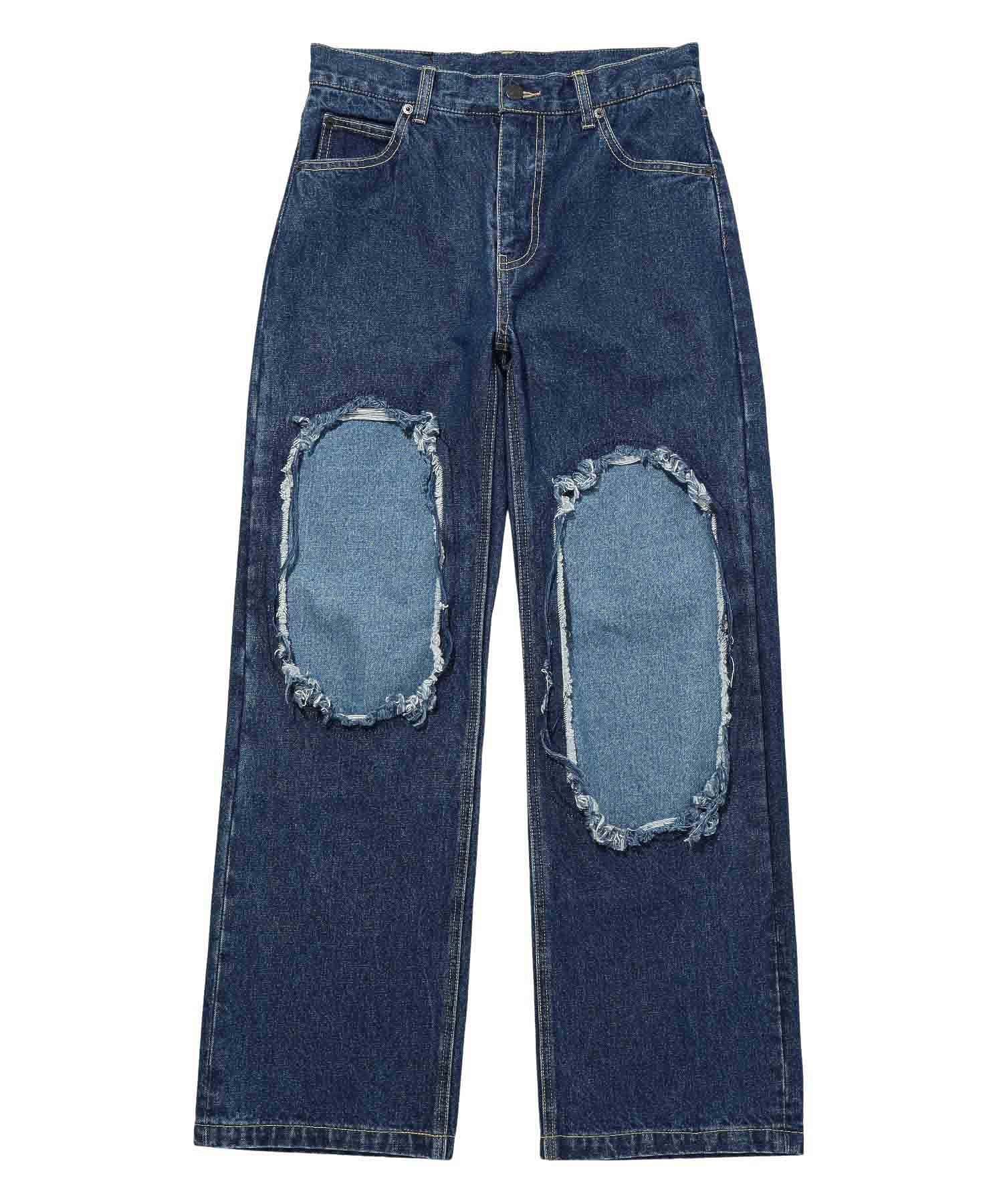 DISTRESSED 2TONE DENIM X-girl