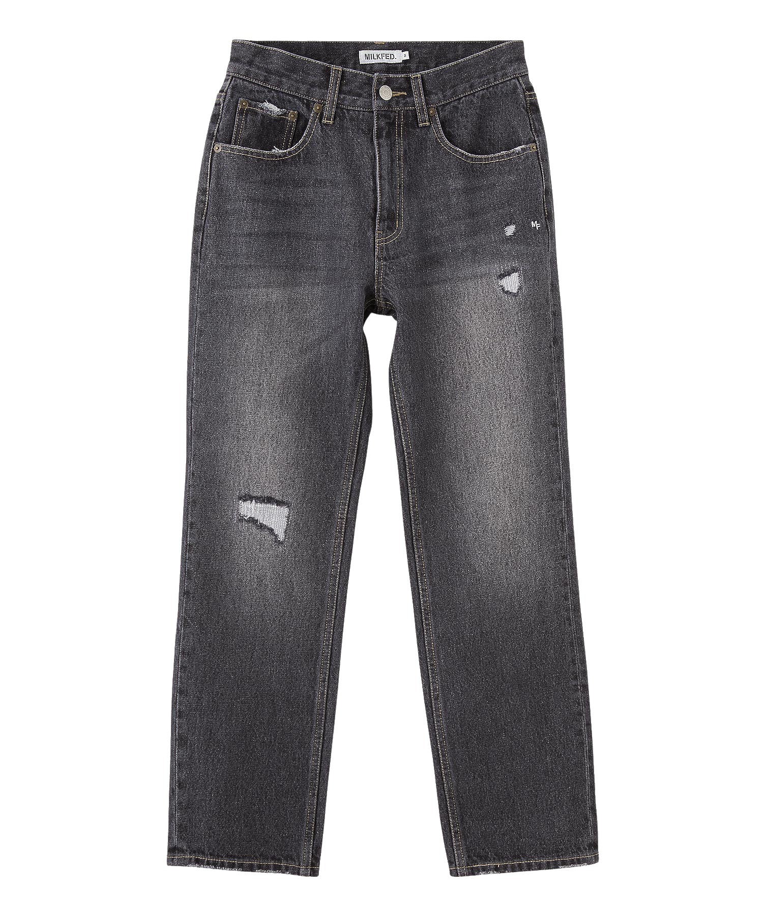 REPAIR DETAIL DENIM PANTS