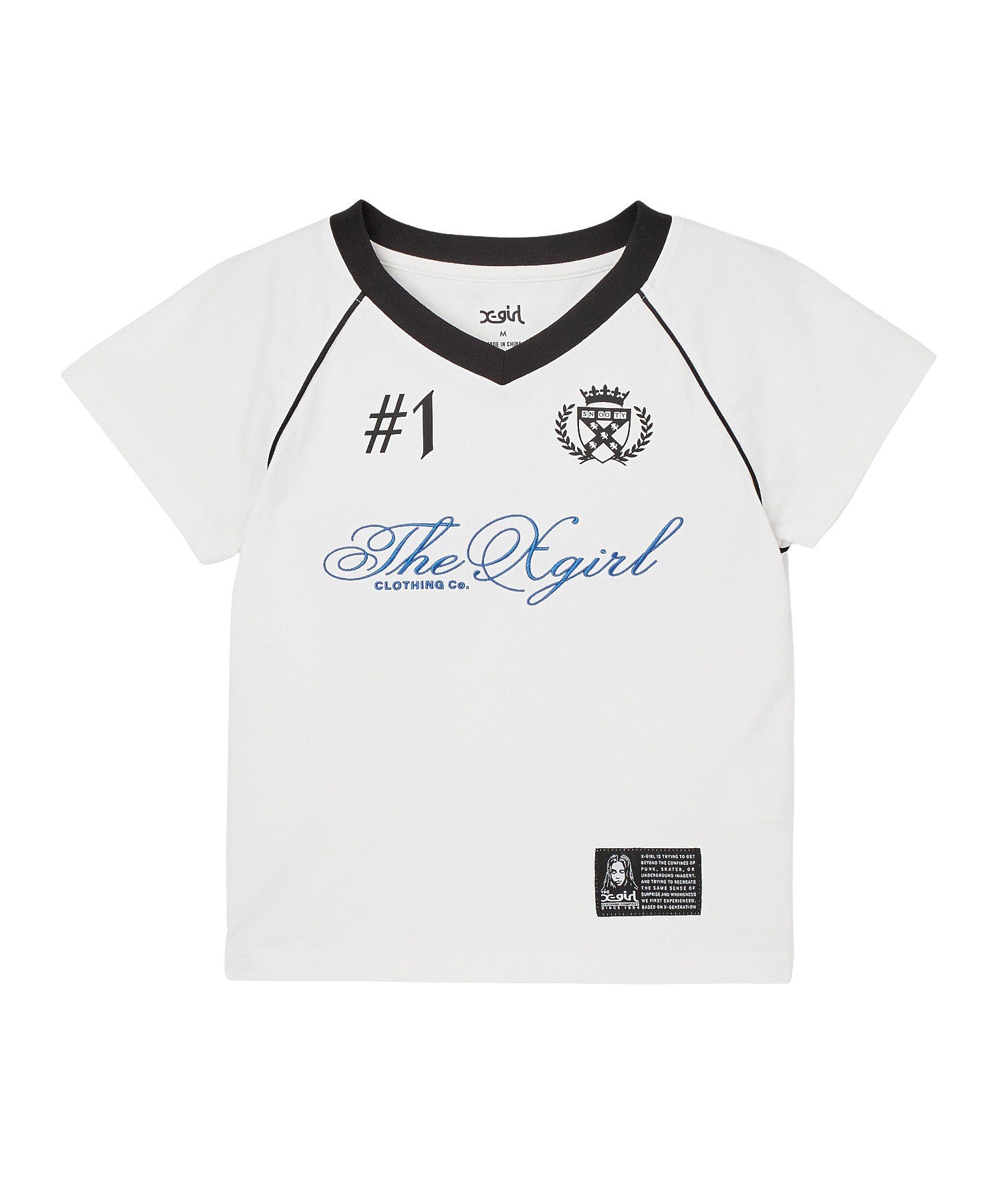 THE X-GIRL UNIFORM S/S BABY TEE