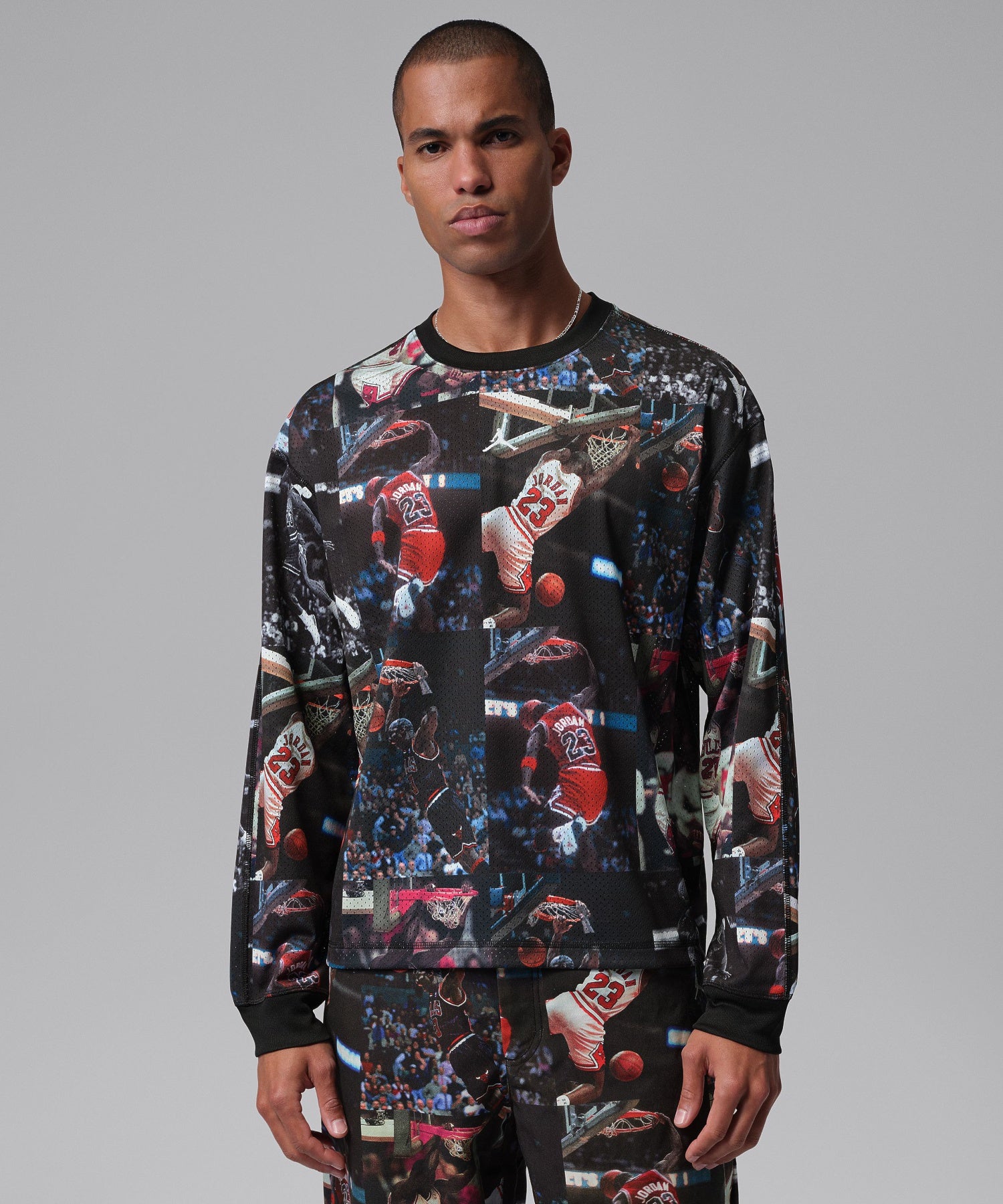 JORDAN BRAND/ジョーダンブランド/M J FLT AOP LS JRSY IF1831-010