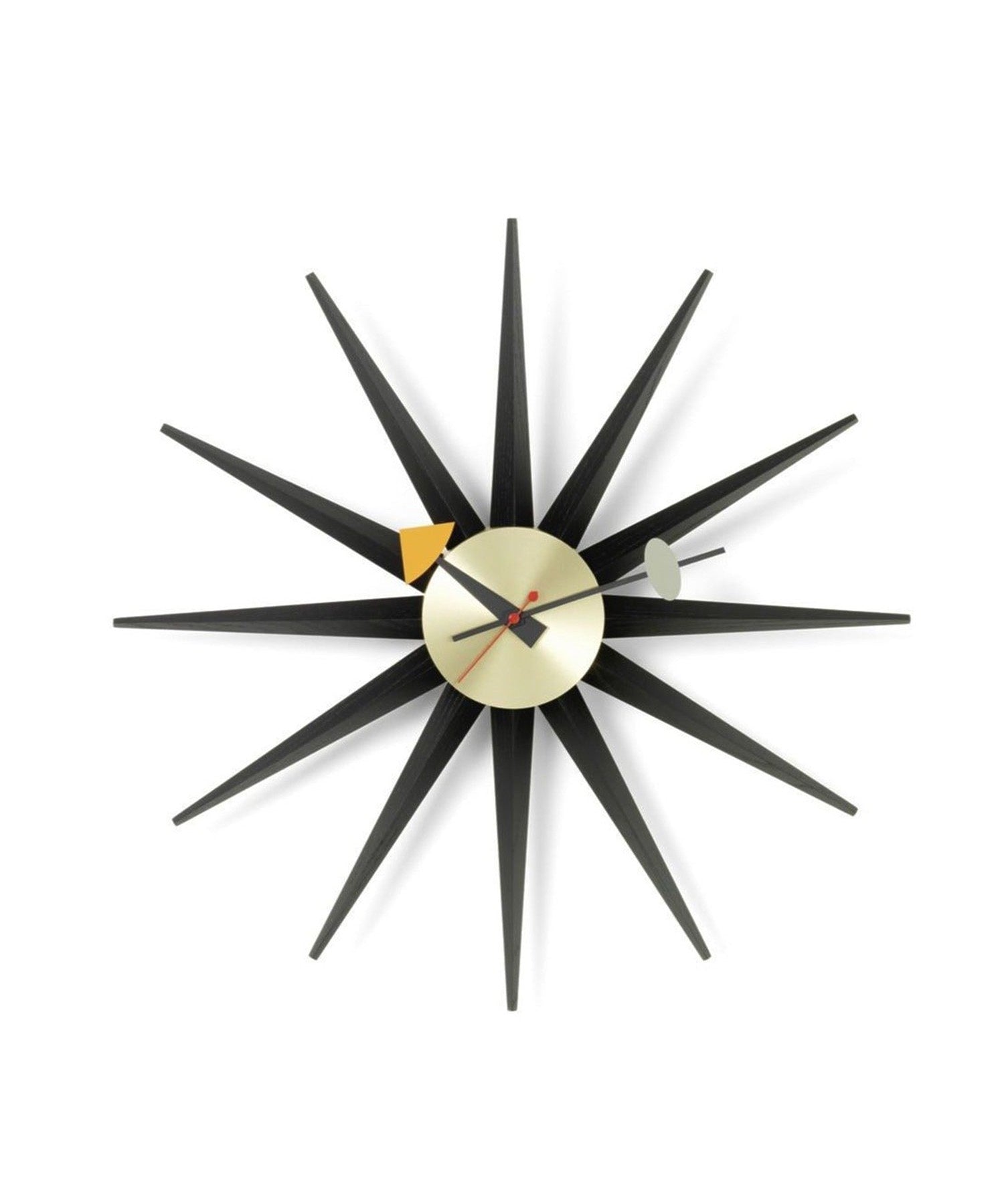 Vitra Sunburst Clock Black/Brass