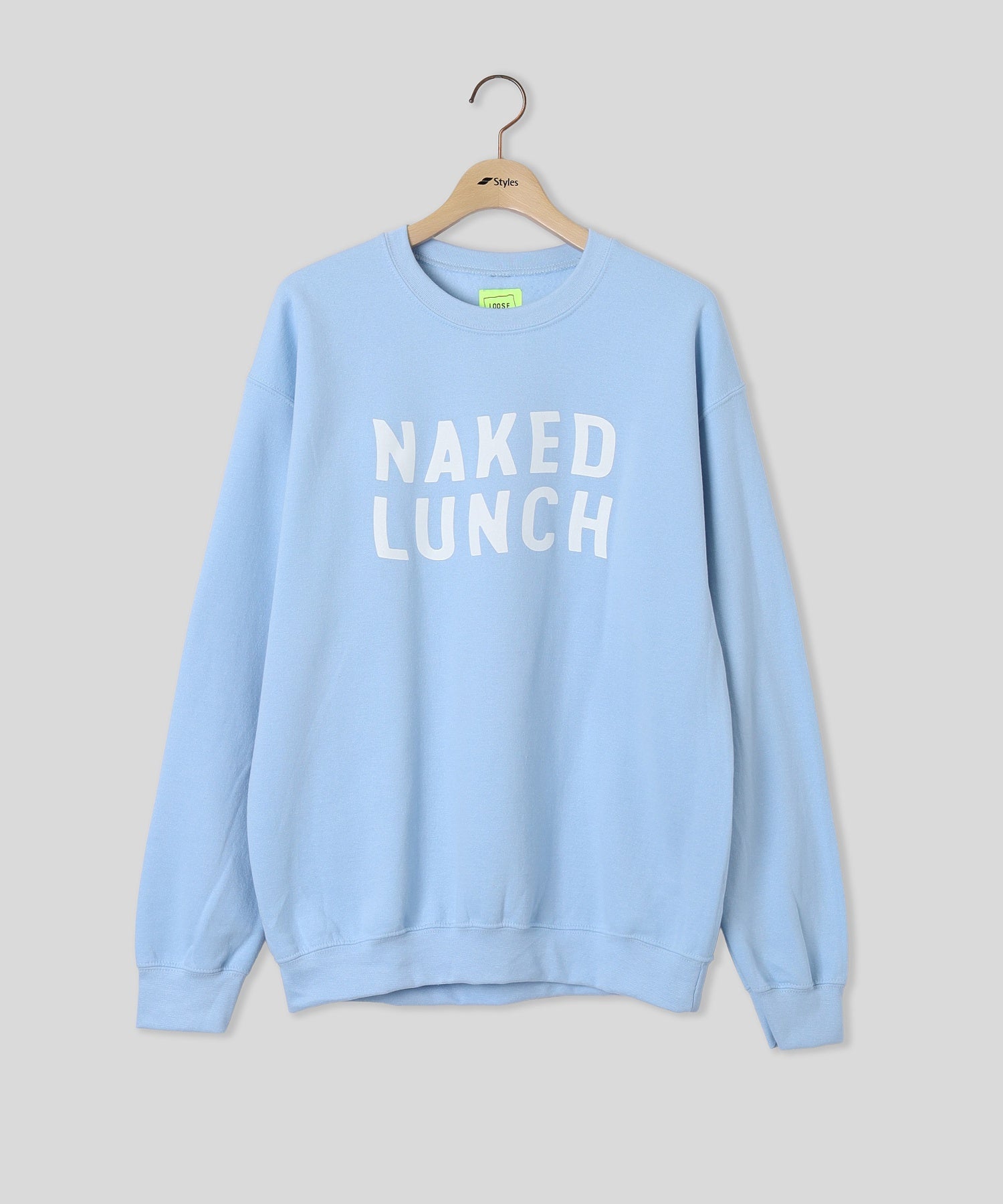 LOOSEJOINTS/ルーズジョインツ/NAKED LUNCH CREW NECK LF26FL002KO BLUE