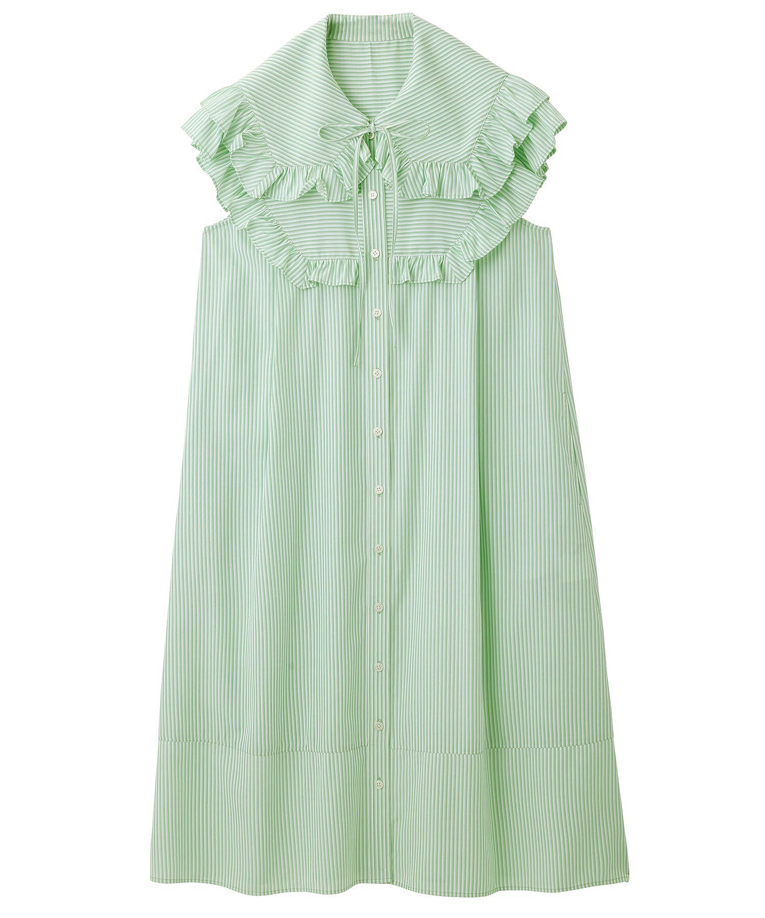 RUFFLE COLLAR DRESS MILKFED.