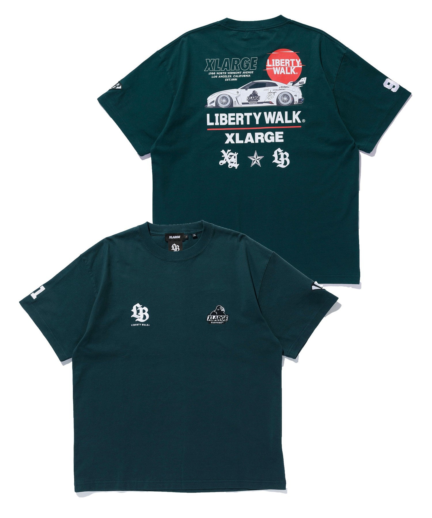 XLARGE×LIBERTY WALK S/S TEE